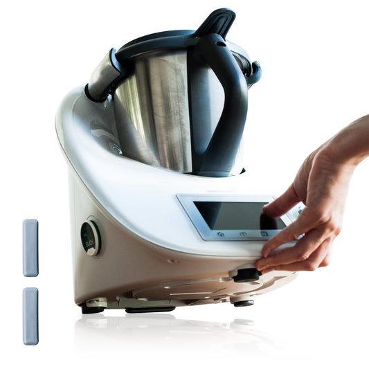 mixcover unsichtbare Gleiter Slider Zubehör für Thermomix TM6 TM5 Küchenmaschine - die selbstklebende, effektive | Mixcover