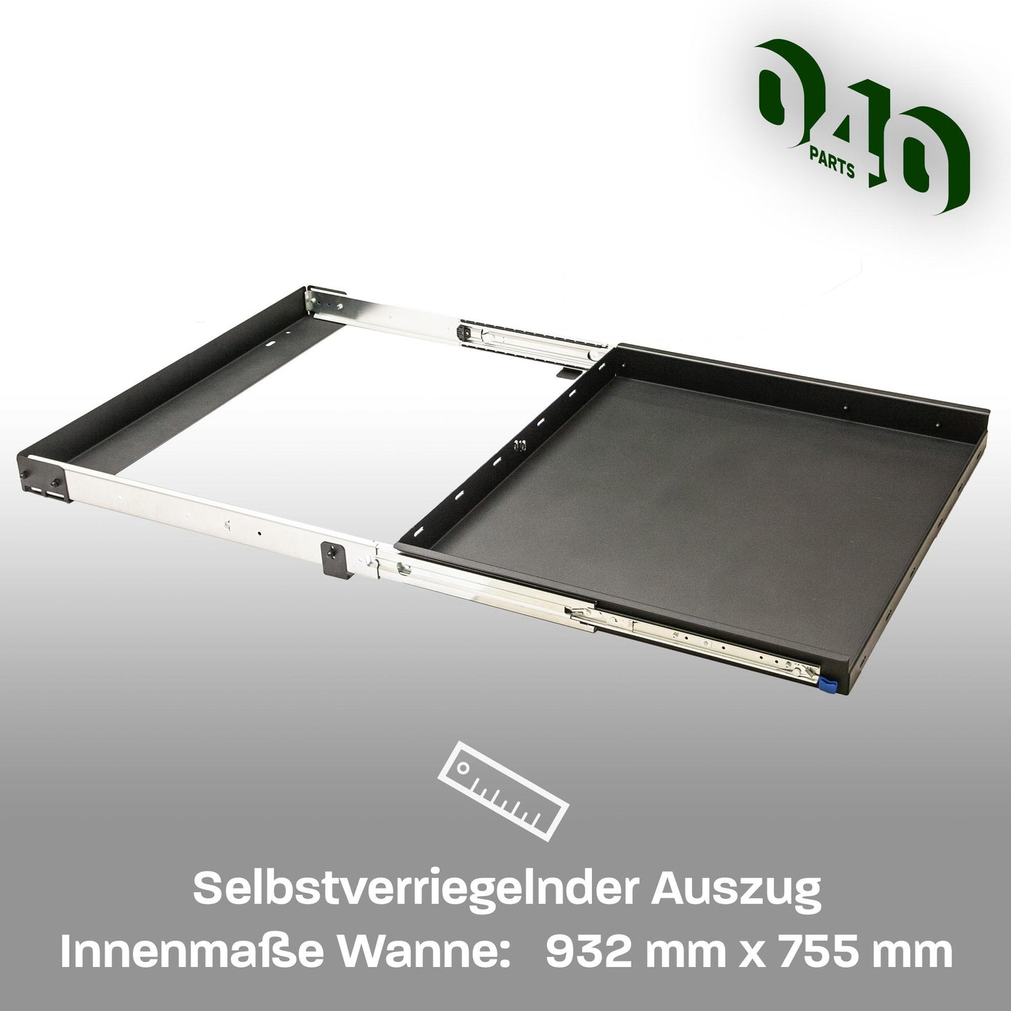 B-Ware: 040 parts classic tiroir arrière Heckauszug 750mm pour T5 T6 T6.1 California (Comfortline Coast Ocean) coffre arrière tiroir bagages tiroir charge lourde Schie