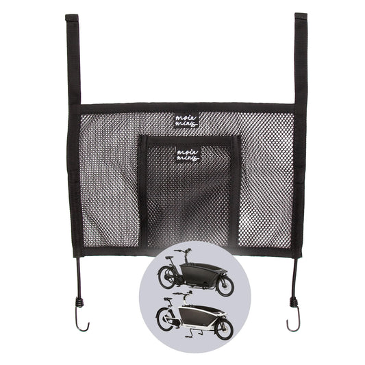 moin minis seitliches Gepäcknetz für Urban Arrow Family und Family Next Lastenrad Fahhrad Cargo