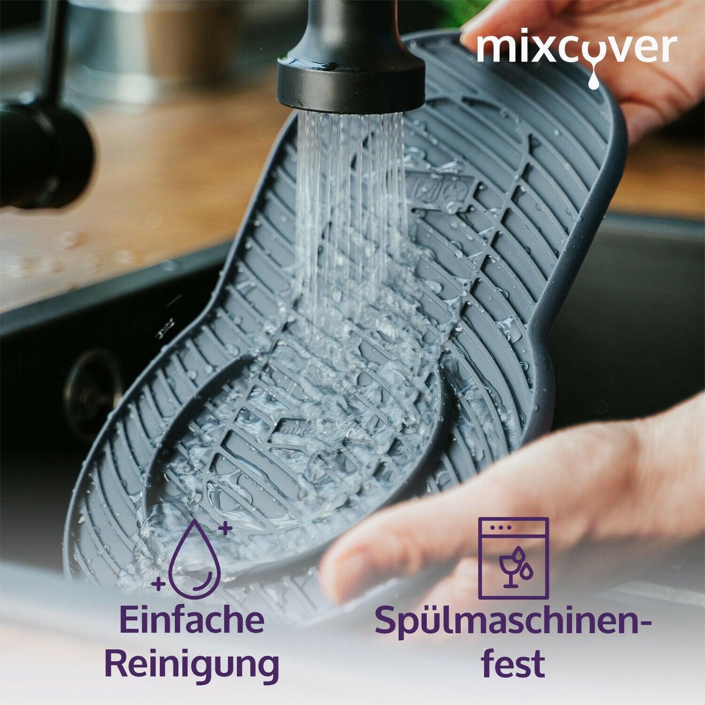 mixcover Silikonmatte, Abtropfmatte kompatibel mit SodaStream Crystal - Mixcover - Mixcover