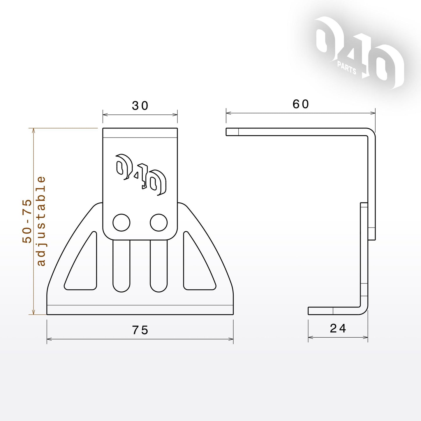 040 parts Dachträger Fuß für VW T7, T5, T6, T6.1 California sowie für Transporter und für Mutlivan mit C-Schiene - Detailansicht 9 | Mixcover