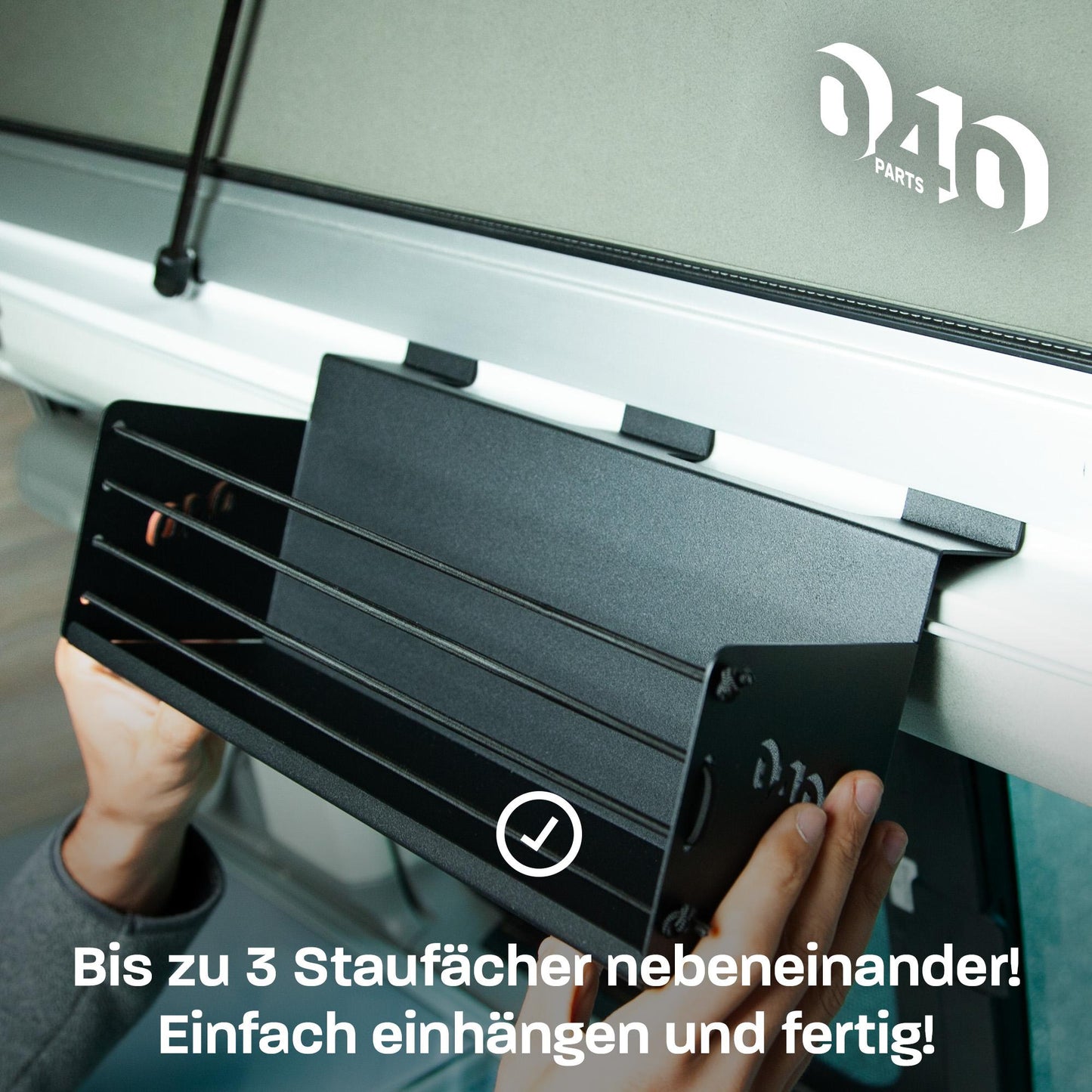 040 parts Hanging Shelf for the Pop-Up Roof compatible with VW T5 T6 T6.1 California Camping Shelf