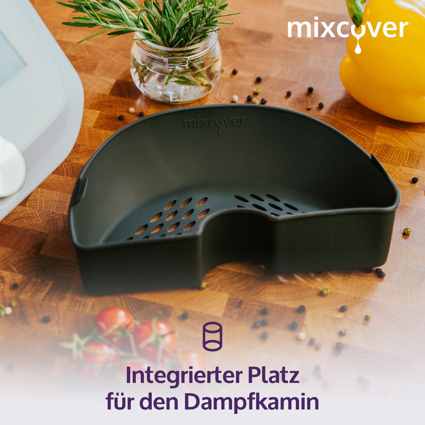 Mixcover Jar Space Divider (Half) for Thermomix TM7 Varoma Steamer