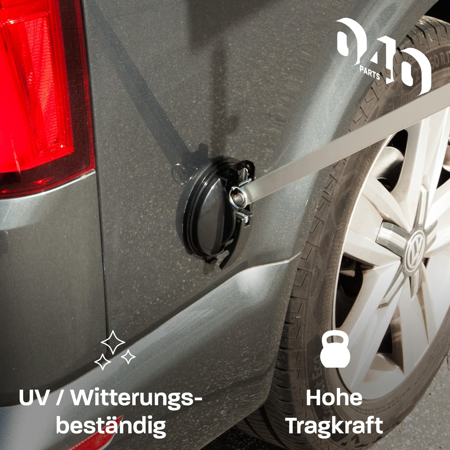 040Parts Support ventouse pour auvent Thule Fiamma Dometic - Compatible VW T7 T6.1 T6 T5 - Set de 2