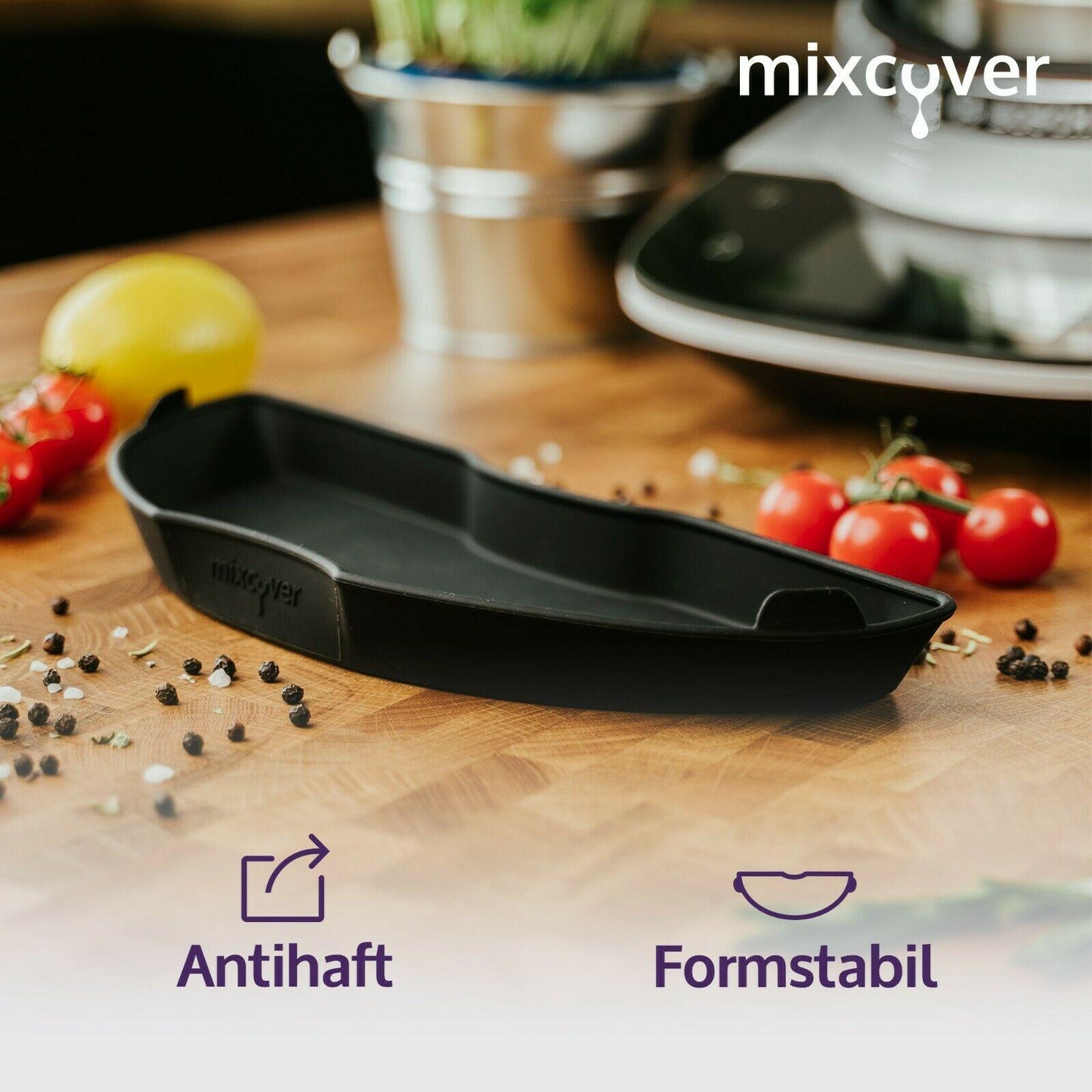 mixcover Forma per cottura a vapore Forma in silicone Forma per gratinare Mezzo per Bosch Cookit Vano cottura a vapore