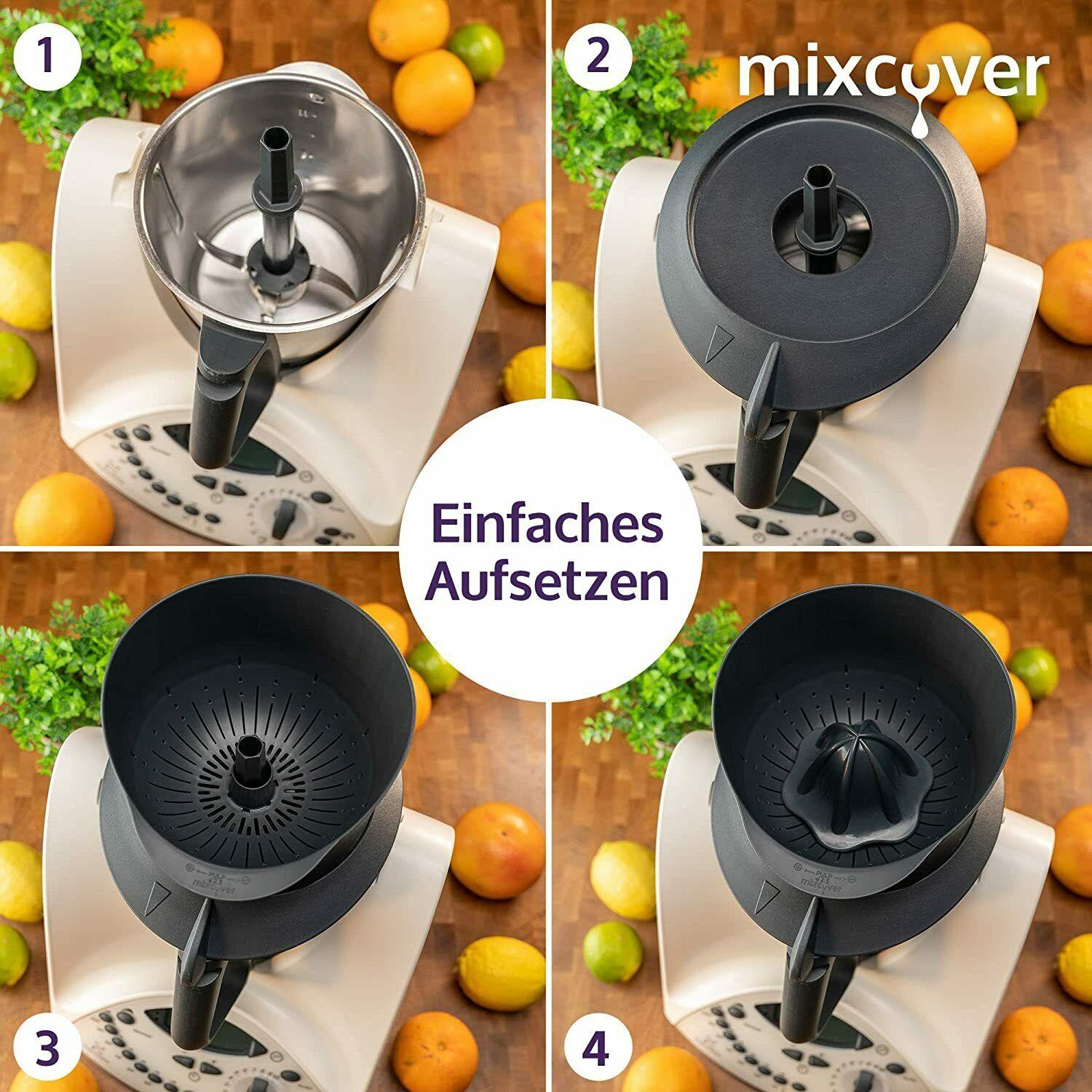 mixcover Saftpresse Orangenpresse Zitruspresse kompatibel mit Vorwerk Thermomix TM31, einfach - Ansicht 4 | Mixcover