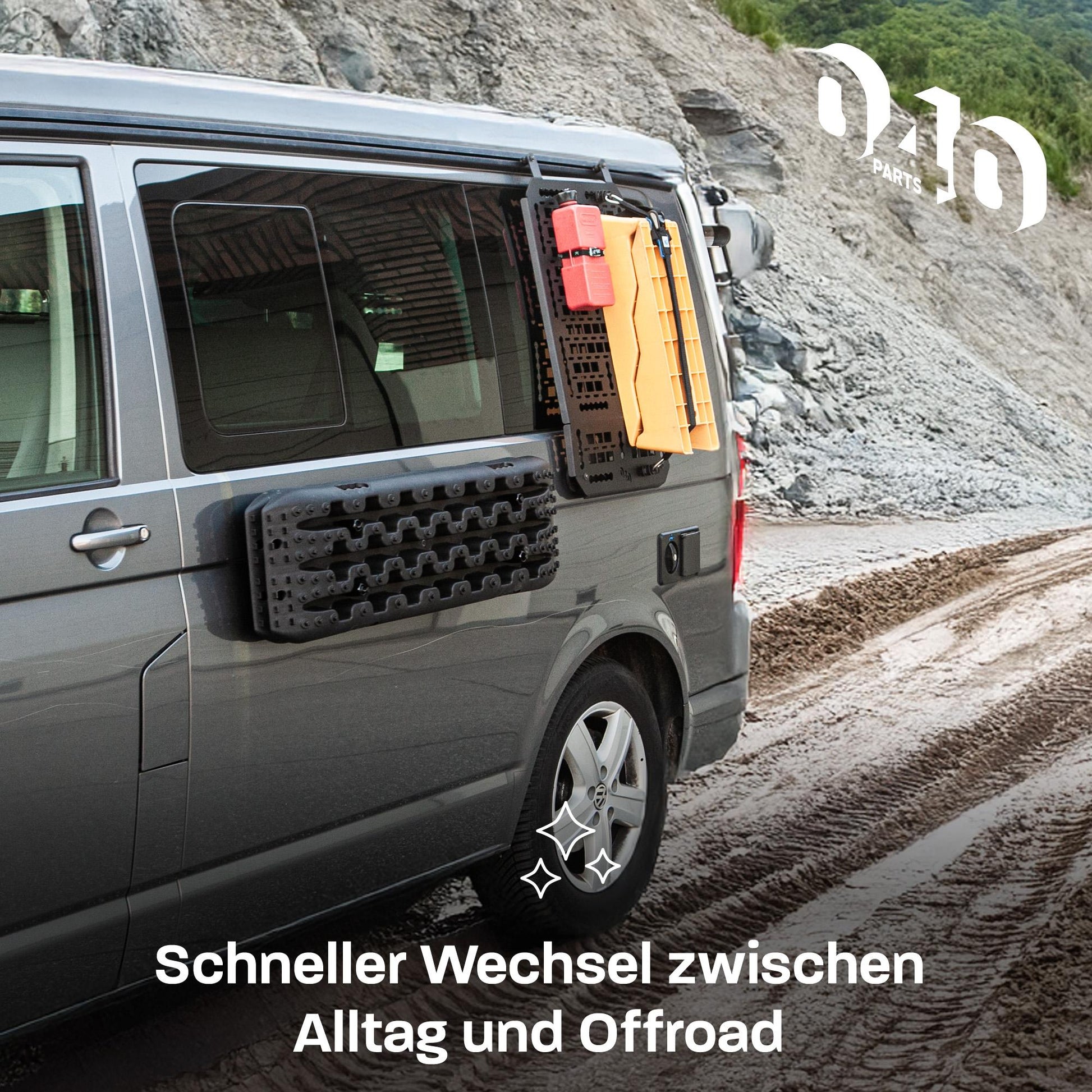040 Parts Magnetische Halterung für Auffahrkeile und Sandbleche für Vans Camper Wohnmobile und Offroad Fahrzeuge - Detailansicht 7 | Mixcover