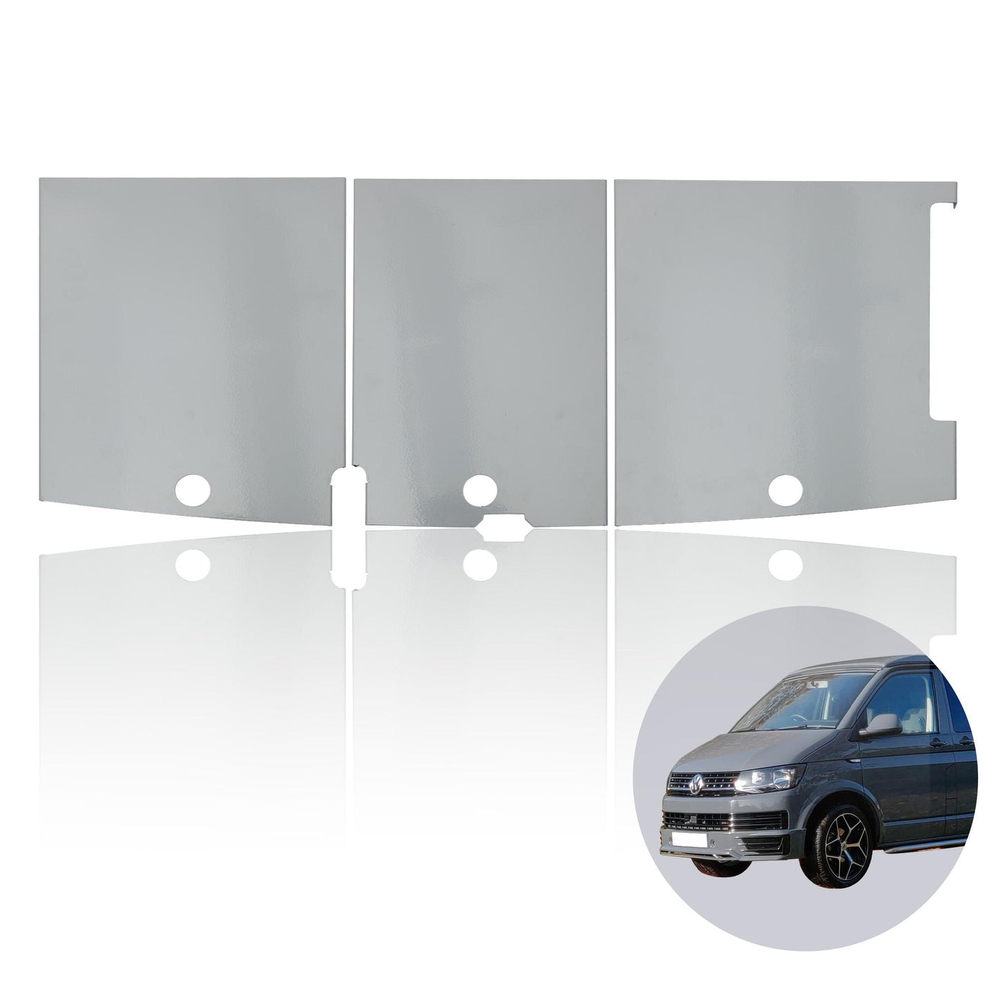 040 parts Plaques de cuisinière lot de 3 pour VW T5 T6 T6.1 California sur mesure