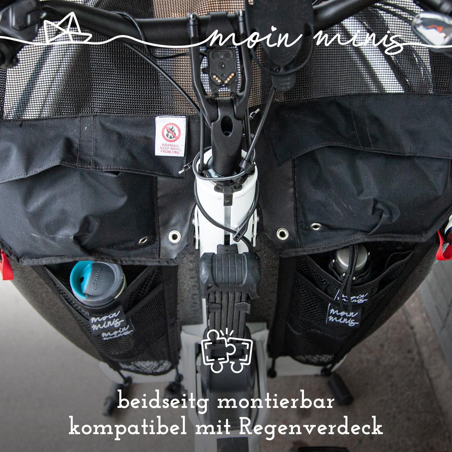 moin minis red de equipaje trasera para Urban Arrow Family bicicleta de carga Cargo
