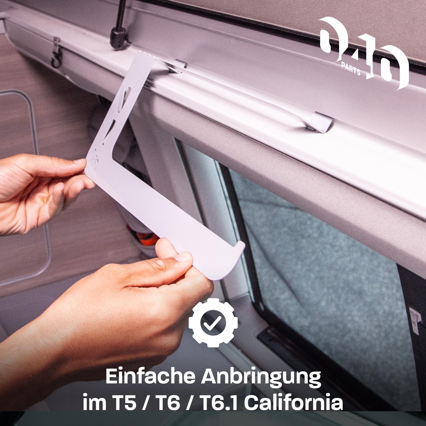 B-Ware: 040 Parts Porte-essuie-tout pratique pour VW T5 T6 T6.1 California - version renforcée!