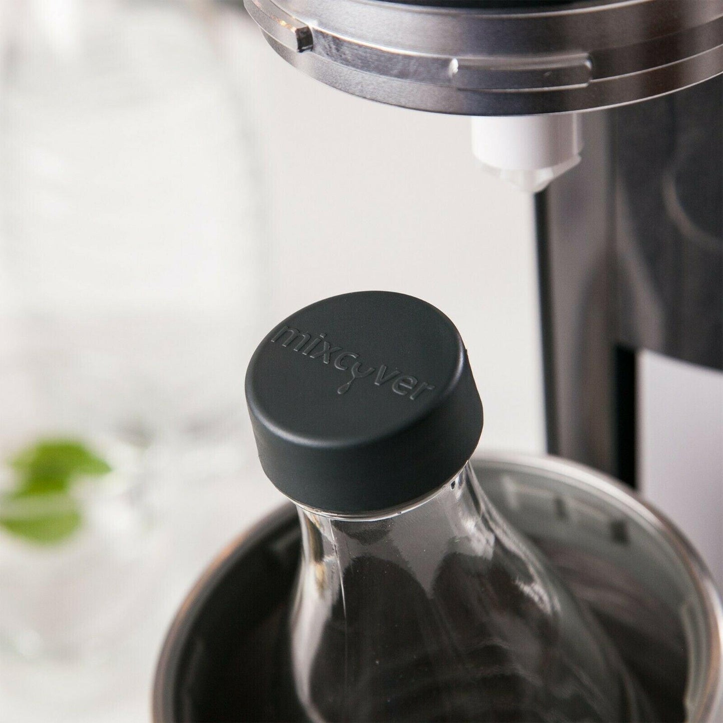 mixcover Резервен капак за стъклена бутилка SodaStream Crystal & Penguin, комплект от 1 брой