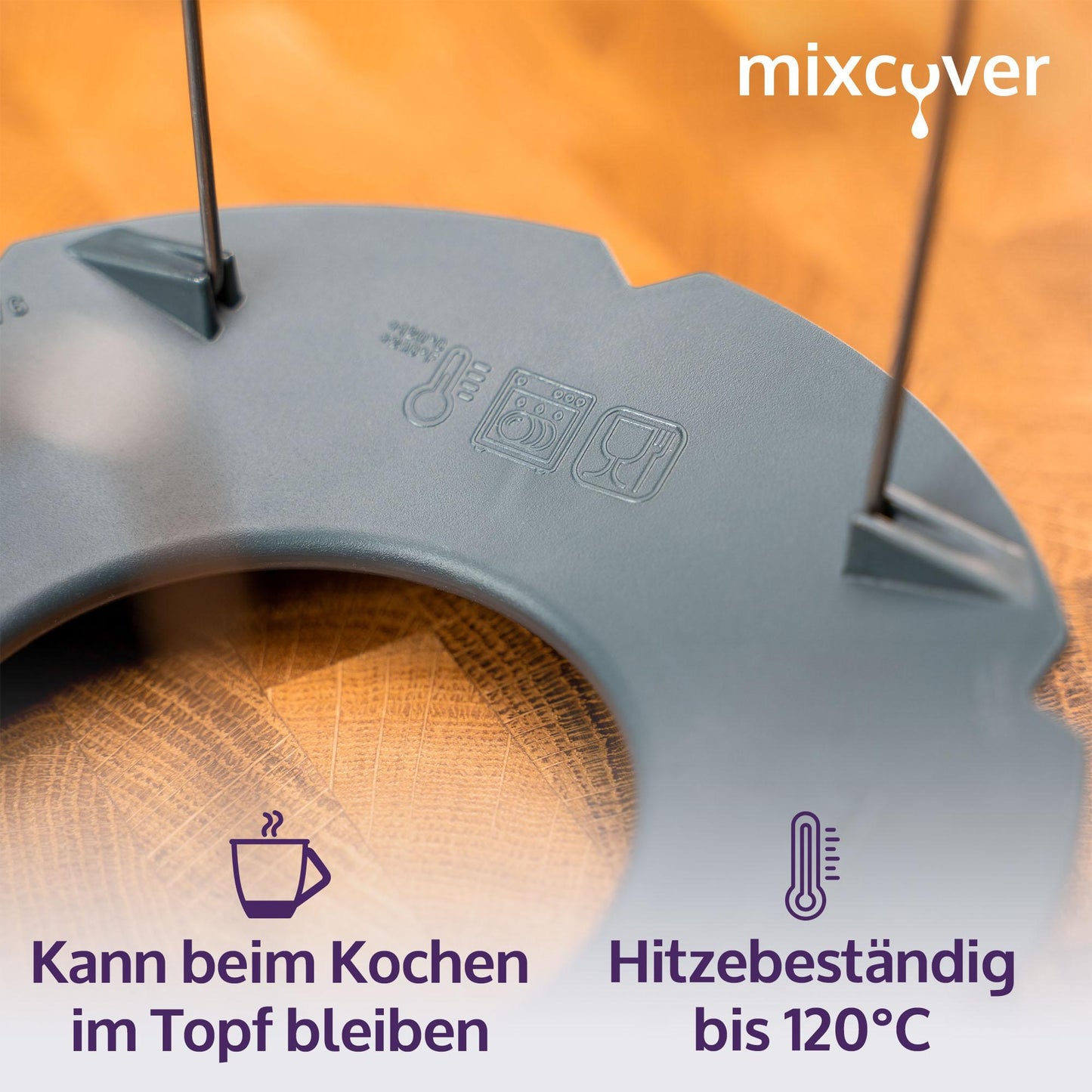 mixcover Редуктор за купа за Monsieur Cuisine Smart и Monsieur Cuisine Connect MCC Помощник за нарязване, Пасиране