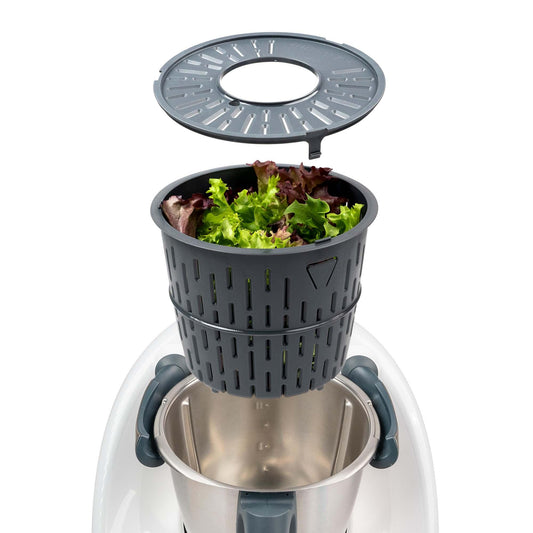 B-Ware: mixcover Saladespinner compatibel met Thermomix TM6 / TM5 Saladtrockner Zeef Gardingsmandje