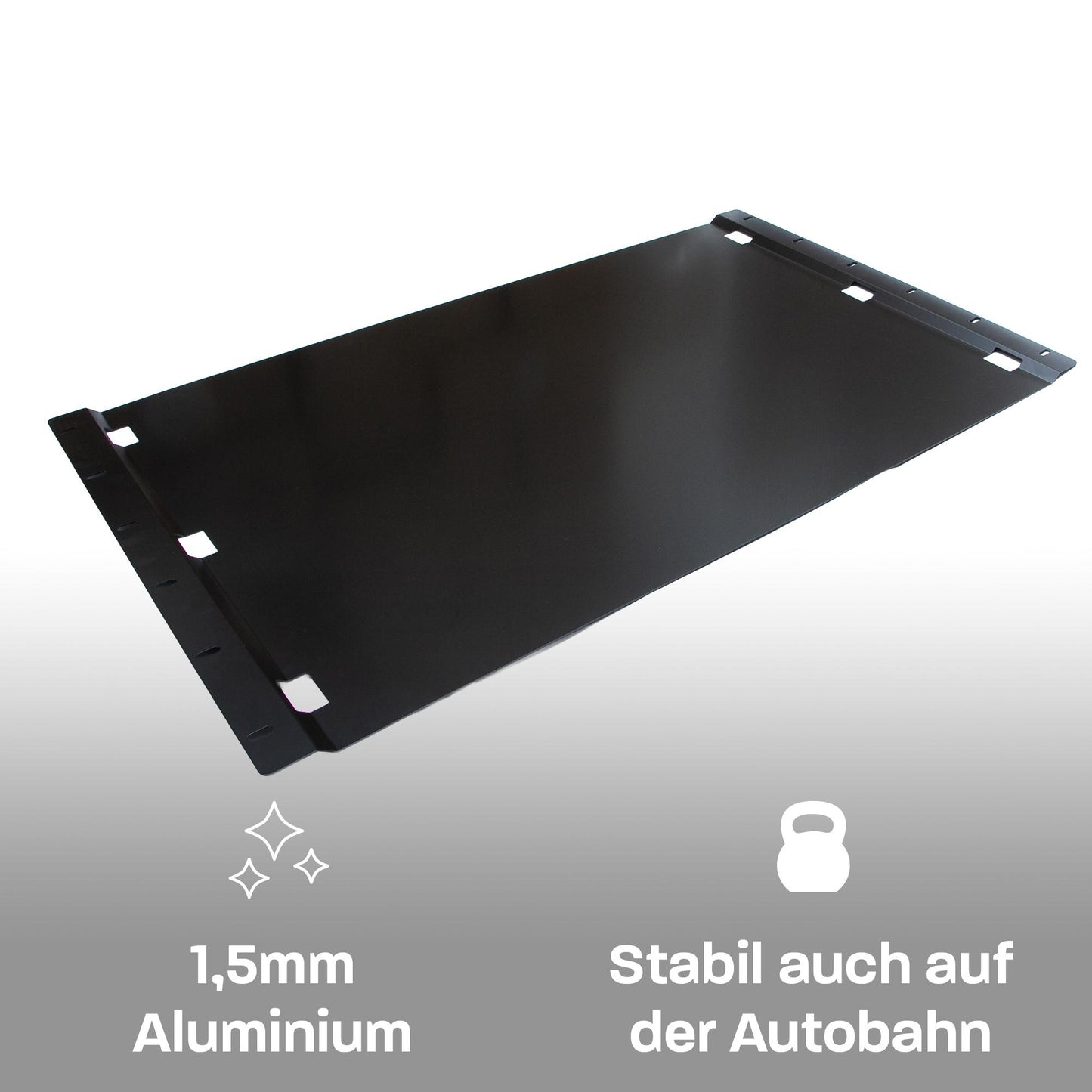 040 parts Solarplattenhalter Schwarz Halteplatte aus Aluminium für VW T7 California