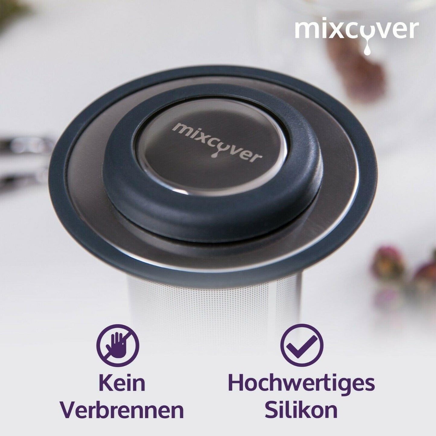 mixcover Edelstahl Teesieb Teefilter kompatibel mit Vorwerk Thermomix TM6 TM5 TM Friend - Thermomix Zubehör