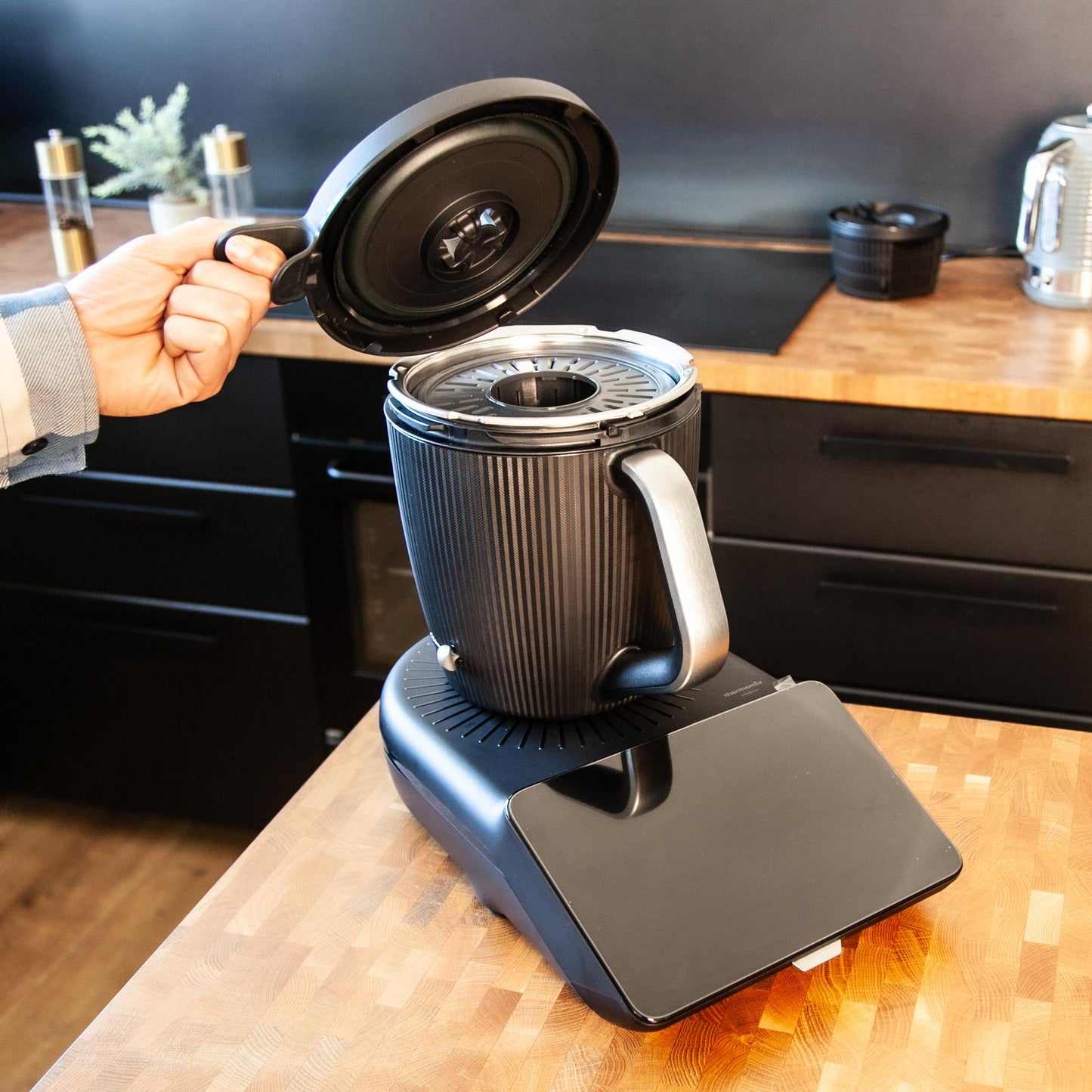 mixcover Salatschleuder kompatibel mit Thermomix TM7 TM6 TM5 waschen, trocknen von Salat - Ansicht 9 | Mixcover