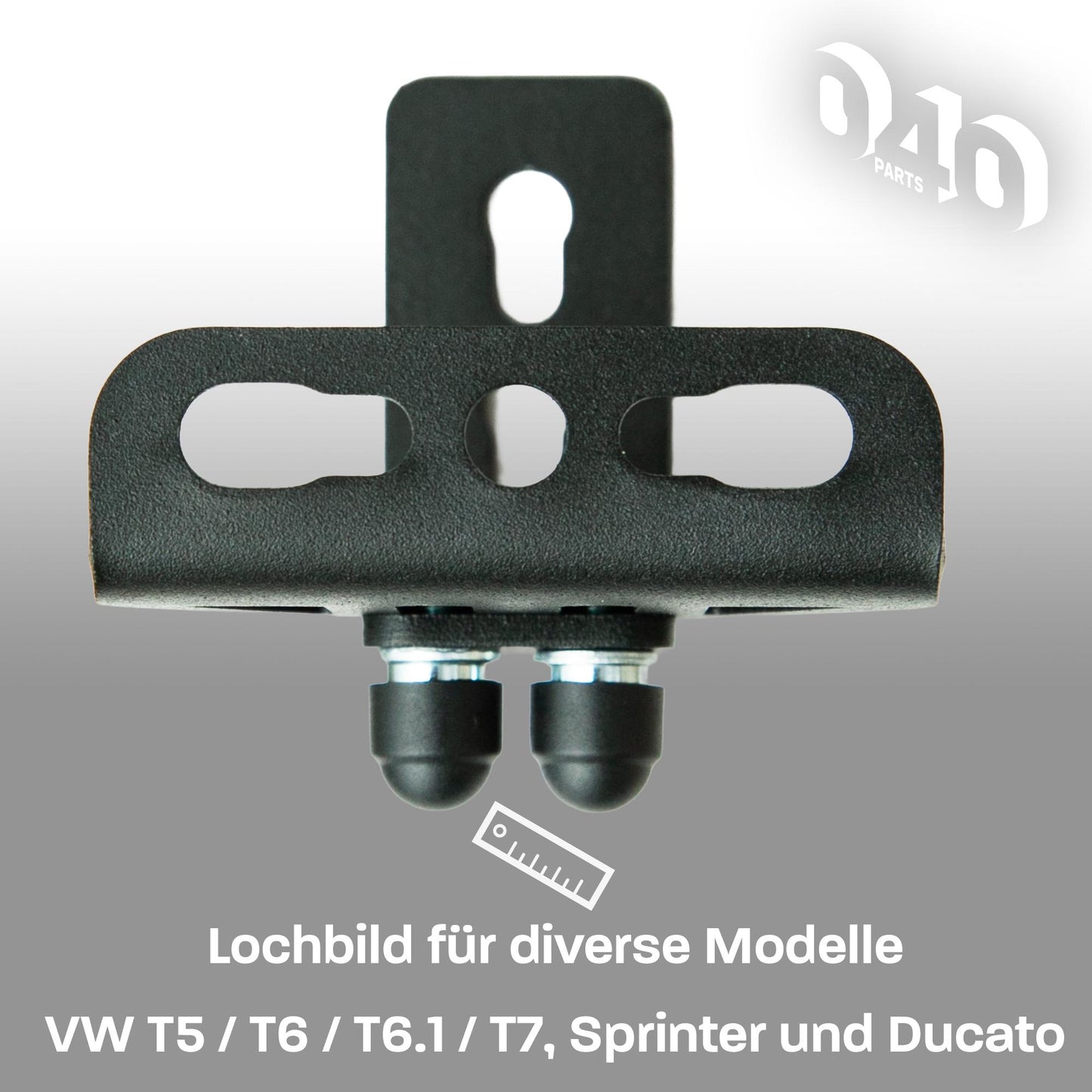 040 части Покривен носач крак за VW T7, T5, T6, T6.1 California, както и за Transporter и Multivan с C-шина