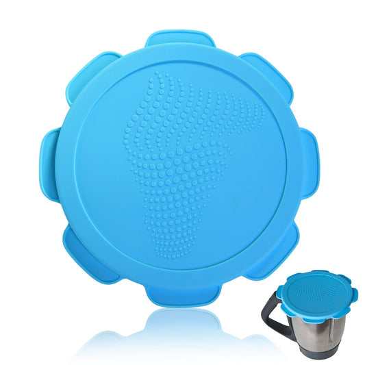 B-Ware: Siliconen deksel water- & geurodicht voor Thermomix TM5 TM6 Friend Blauw
