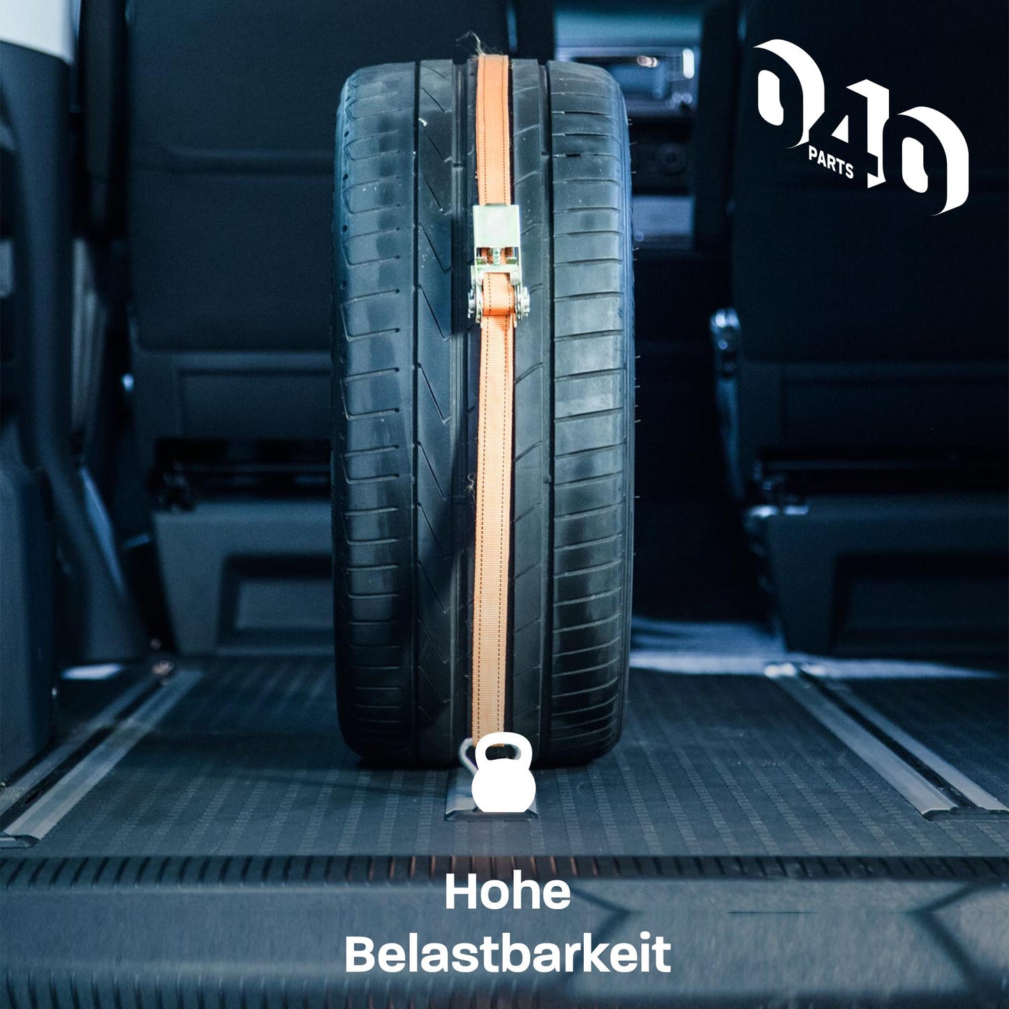 040Parts 4 бр. Комплект колани за закрепване на товар VW T7, Multivan California, Ford Tourneo Custom и др.