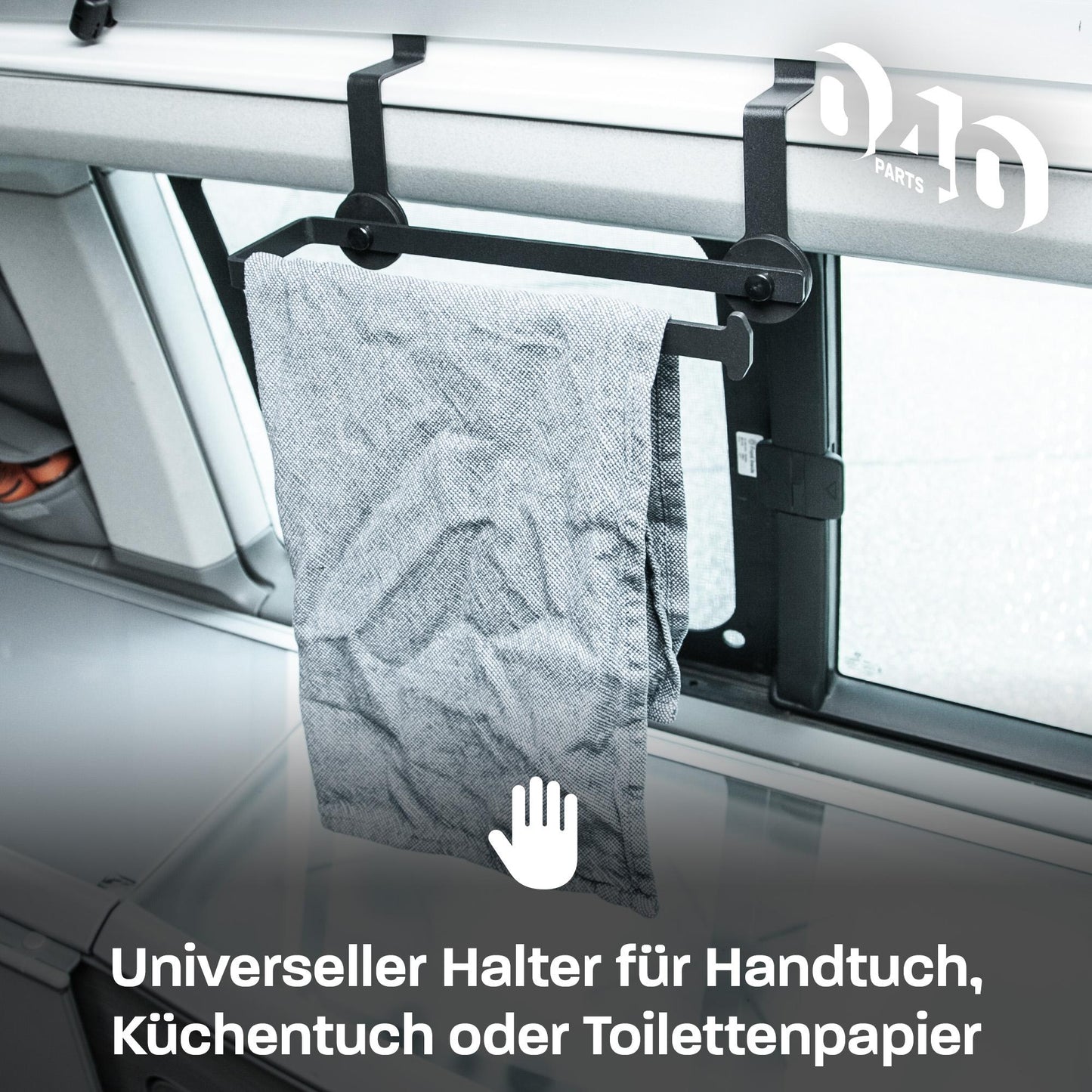 B-Ware: 040 Parts Porte-essuie-tout magnétique pratique pour VW T5 T6 T6.1 California - Solution de fixation universelle