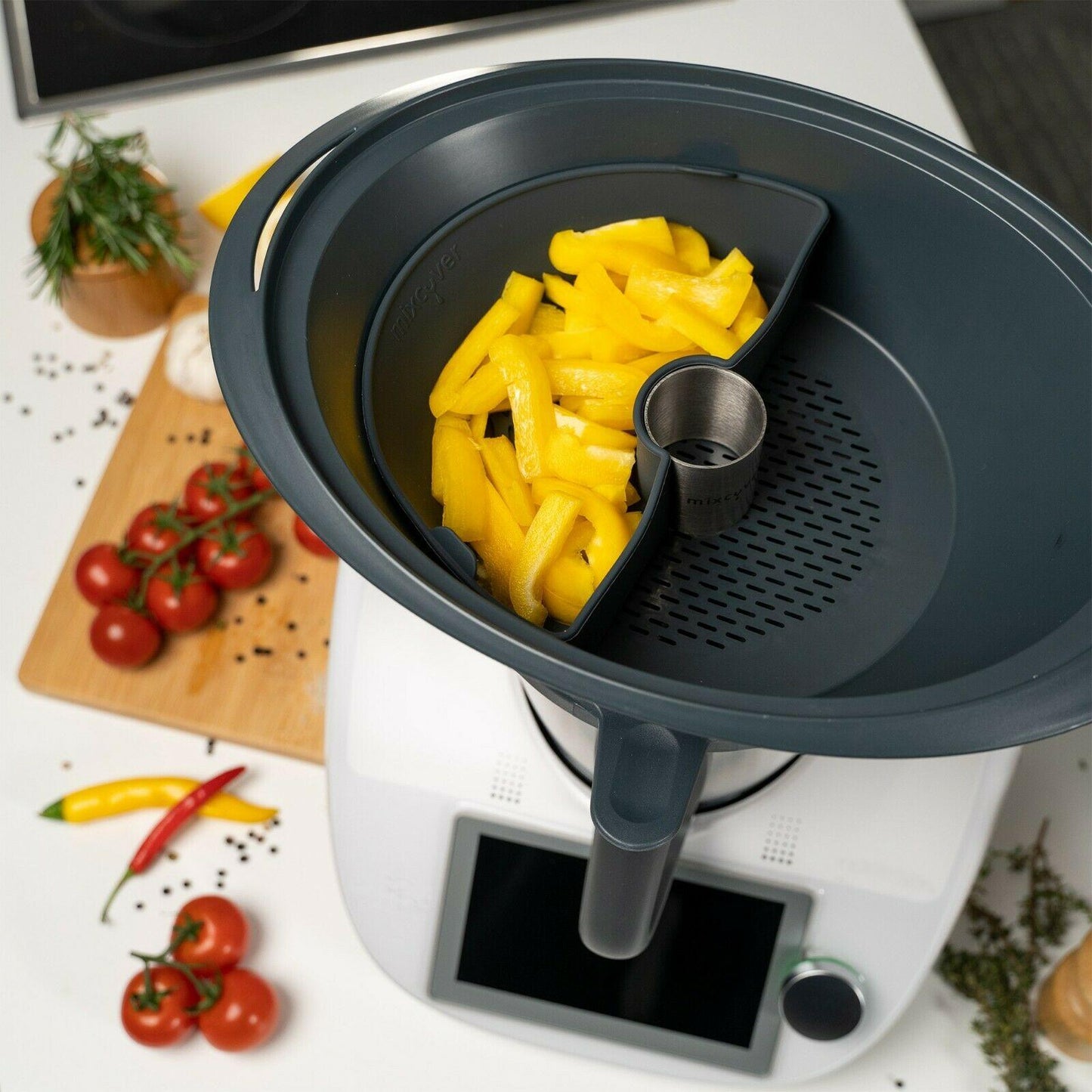 B-Ware: Garraumteiler (HALB) voor Thermomix TM6 TM5 TM31 Varoma stoomgaarruimte
