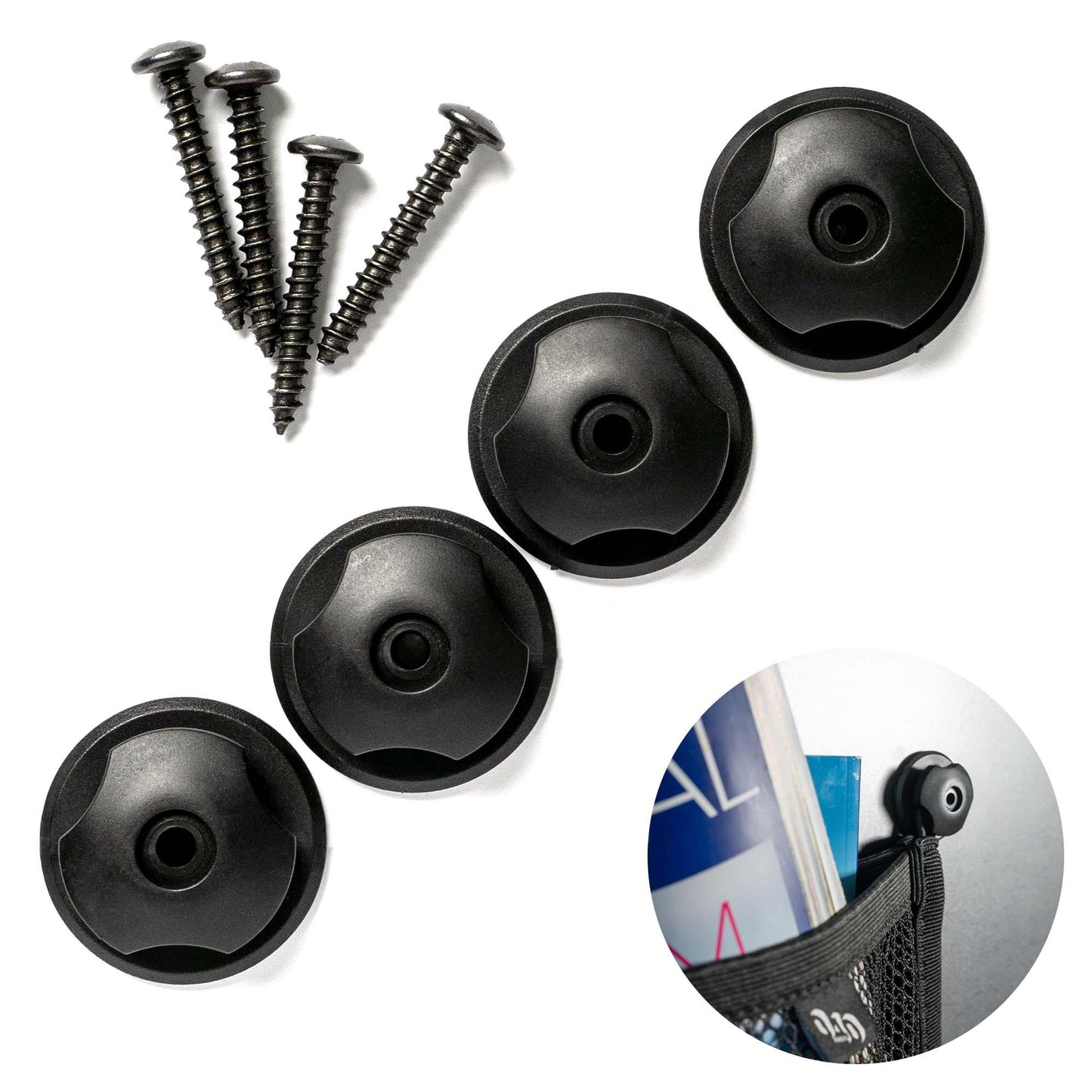 040Parts STRAZIONE DELLE NETTO PACCHIAGGIO BAGGIO VETTO VW T6 MULTIVAN CALIFORNIA BAVELLE PERSPORTO PLASTICO PORTO ADHESIVO - Parte di ricambio: staffa