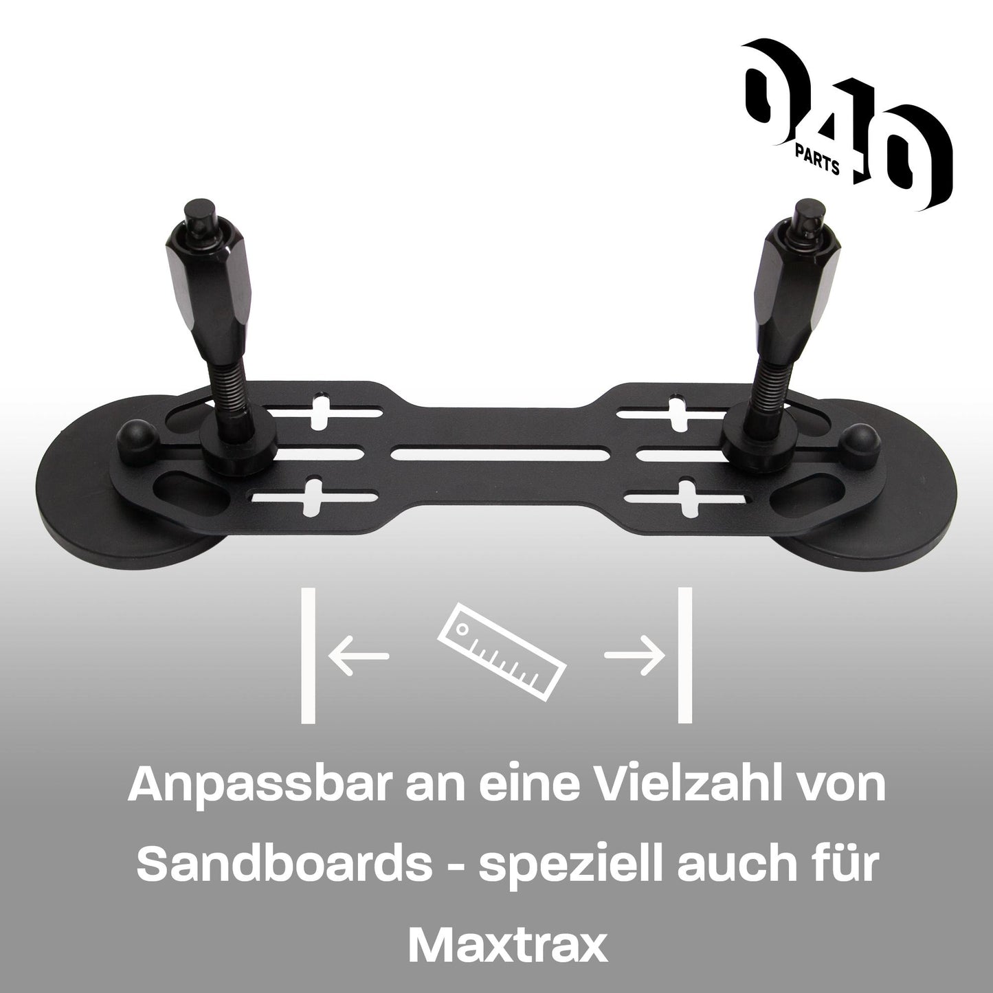 B-Stock: 040 Parts Magnetic Mount for Traction Boards and Sand Ladders – Extra Versatile - Pro Version also compatible with Maxtrax