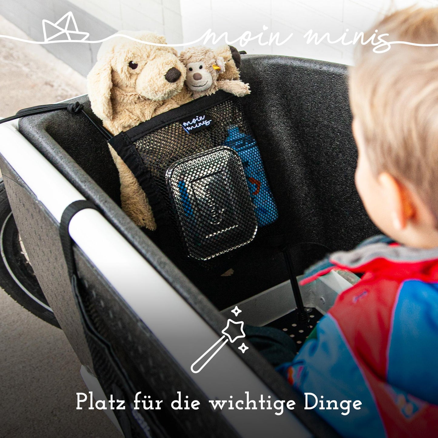 B-Ware: moin minis red de equipaje para Urban Arrow Family bicicleta de carga