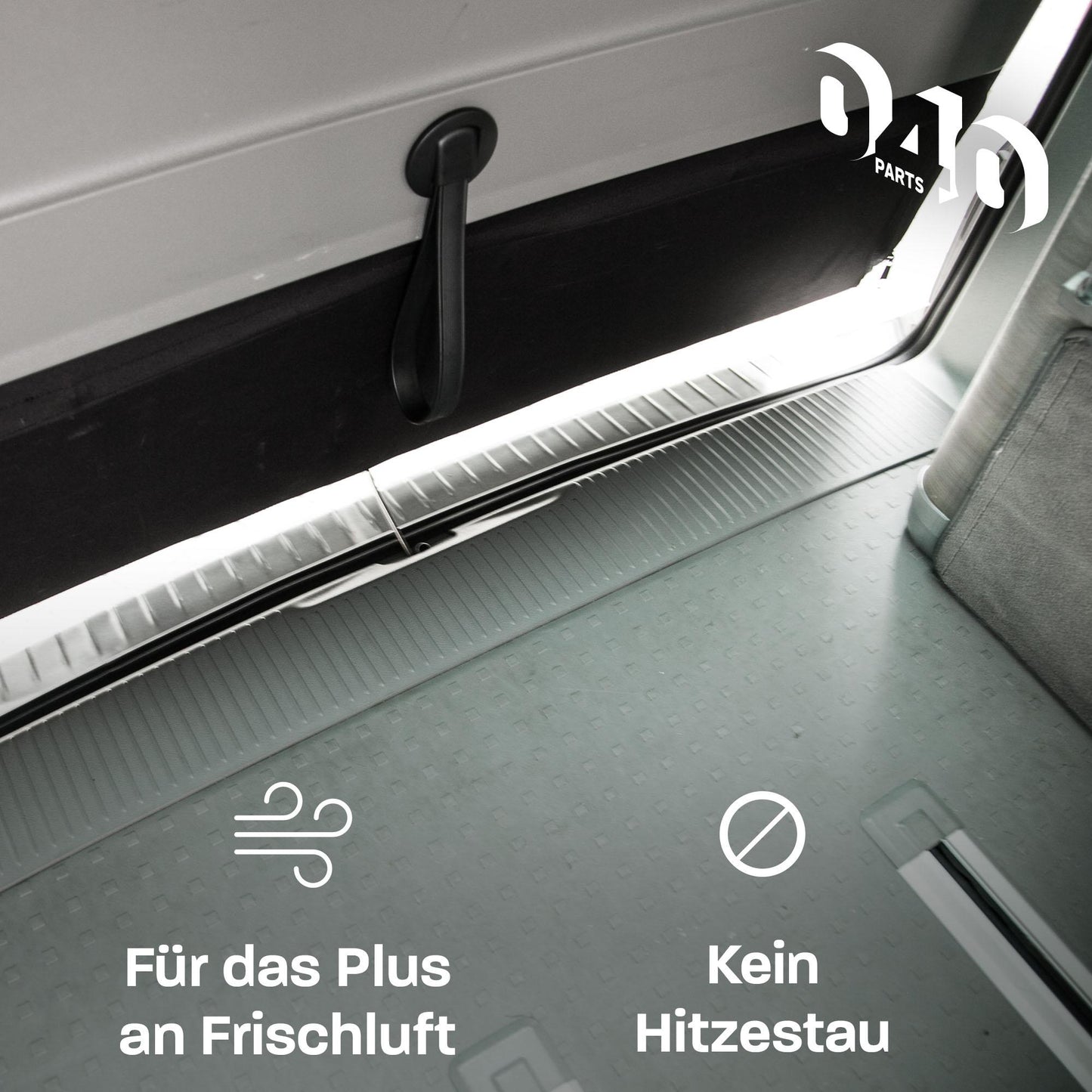 040Parts Support pour hayon long 20cm compatible VW T7, T6, T5, T4 California Multivan Bulli Ocean Coast Beach Team, Golf, Caddy