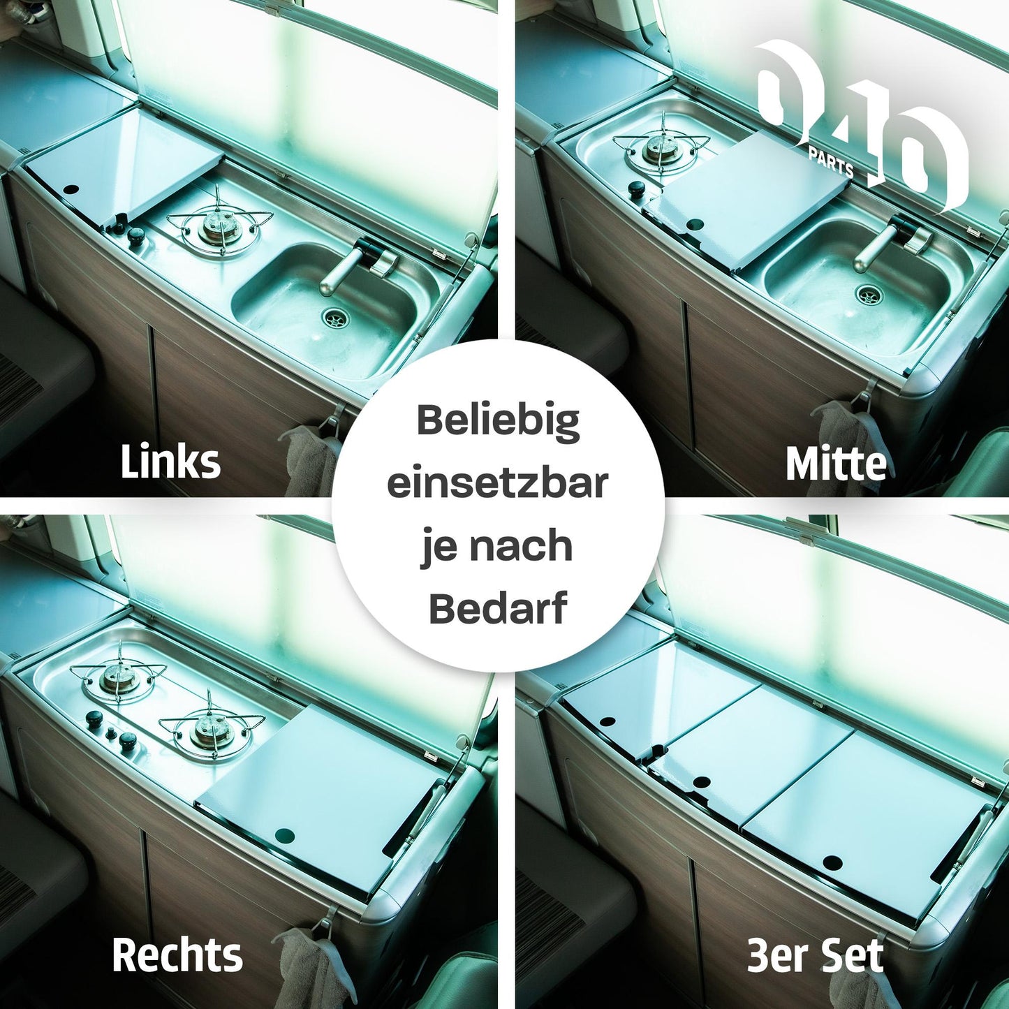 B-Ware: 040 parts Herdeinlagen links für VW T5 T6 T6.1 California passgenau