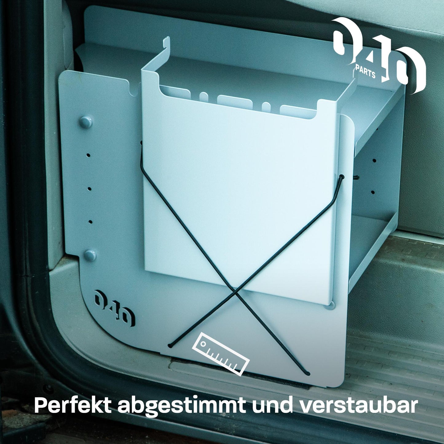 B-Ware: 040 parts Table suspendue gris pour étagère à chaussures, la surface idéale Table de camping Table d'appoint