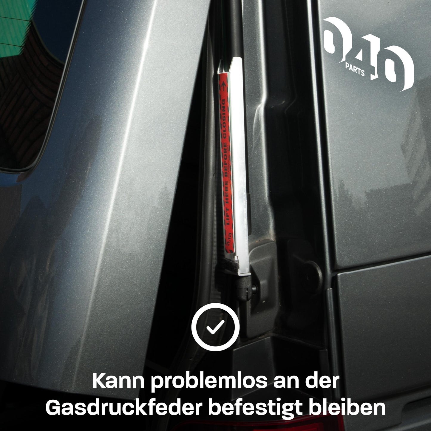 040Parts Заден капак съвместим с VW Transporter или Multivan