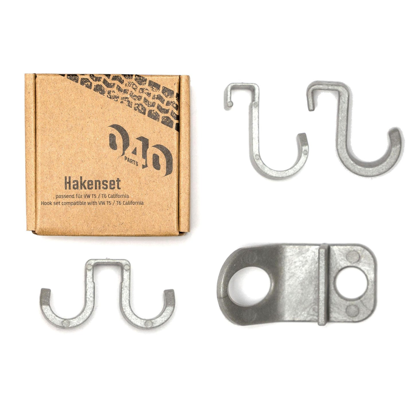 040 Parts robusto set di 4 ganci per il tuo armadio nel VW T5 T6 T6.1 California