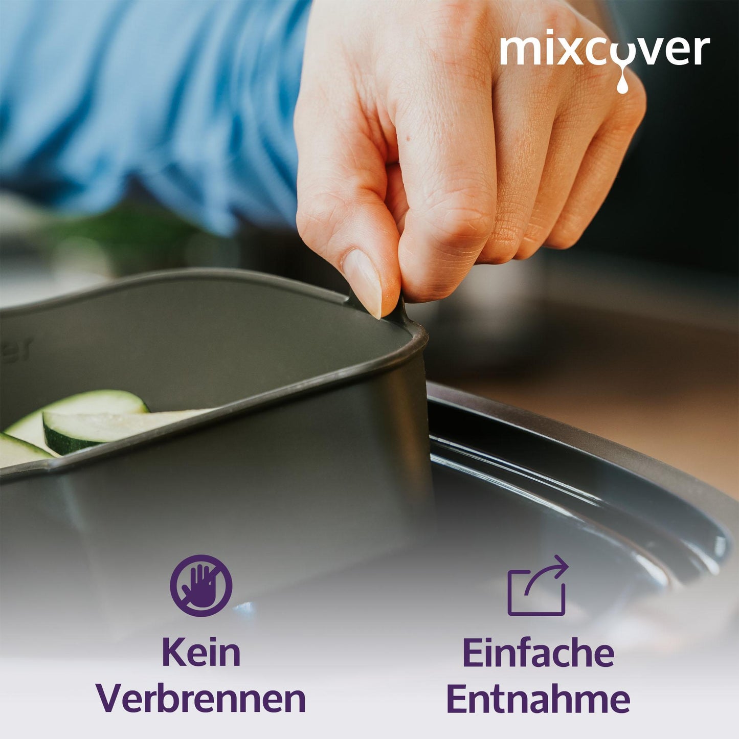 Mixcover Jar Space Divider (Half) for Thermomix TM7 Varoma Steamer