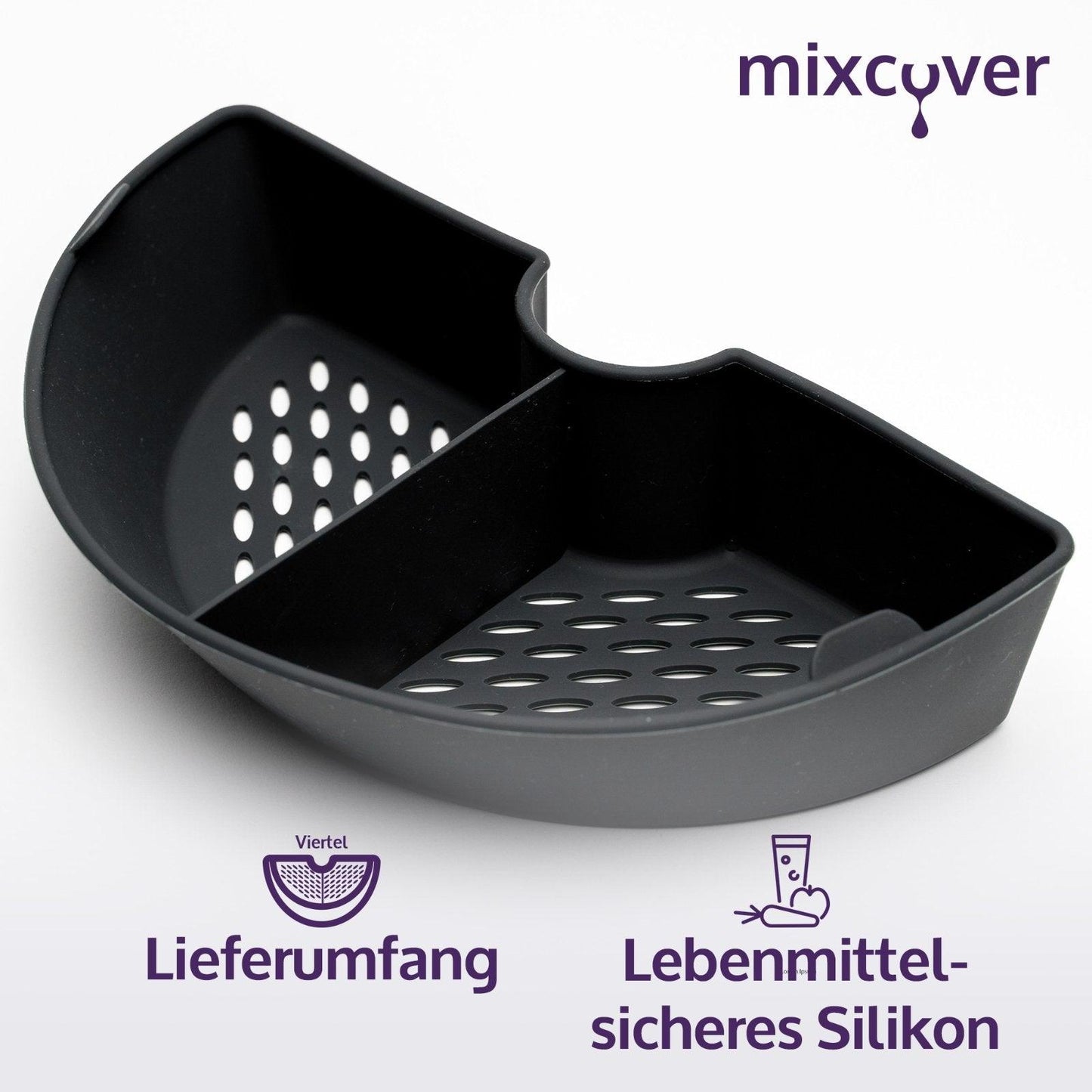 Séparateur d'espace de cuisson mixcover (quart) pour chambre de cuisson vapeur Bosch Cookit