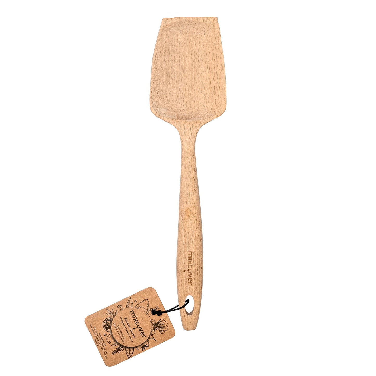 mixcover Spatola Sostenibile in Legno Accessori Monsieur Cuisine Connect & Smart