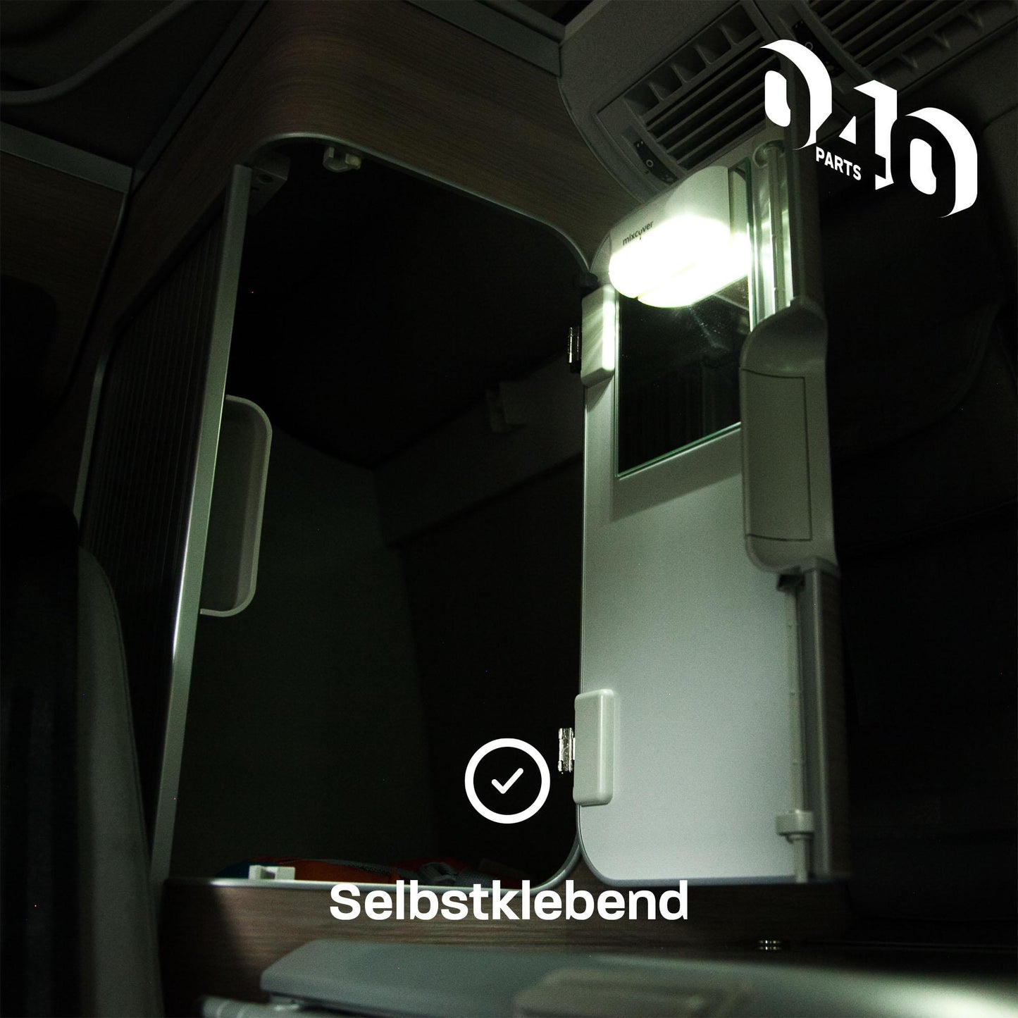 B-Ware: 040 Parts automatisches LED Kühlschranklicht/Kühlbox kompatibel mit Wohnwagen, Wohnmobile, Caravans, Van, Kühltruhe, Mini Kühlschrank