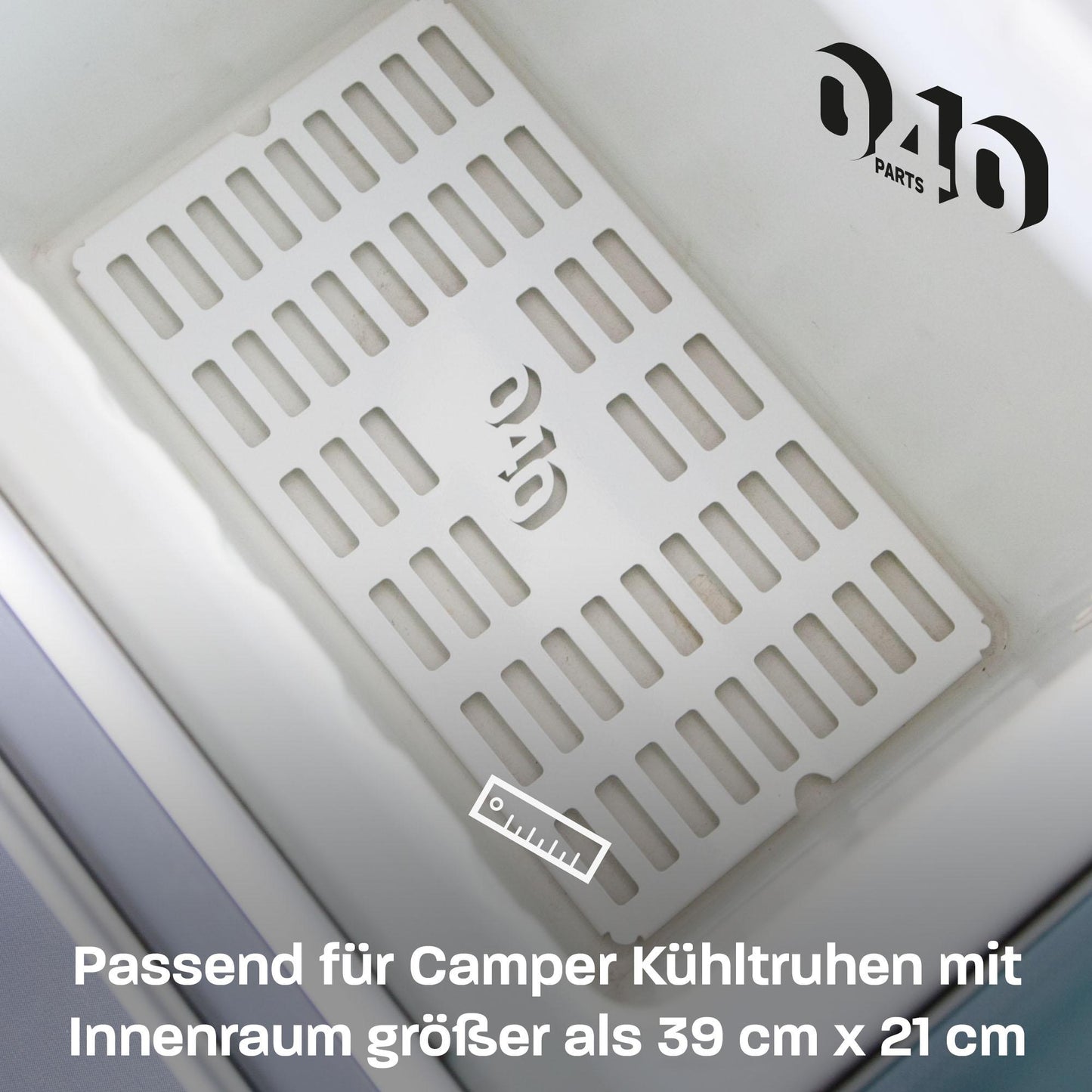 B-Ware : Tôle de refroidissement en aluminium 040 Parts pour VW T6.1 T6 T5 T4 California et Ford Nugget jusqu'en 2023 Fond amovible pour camping-car Tapis de réfrigérateur