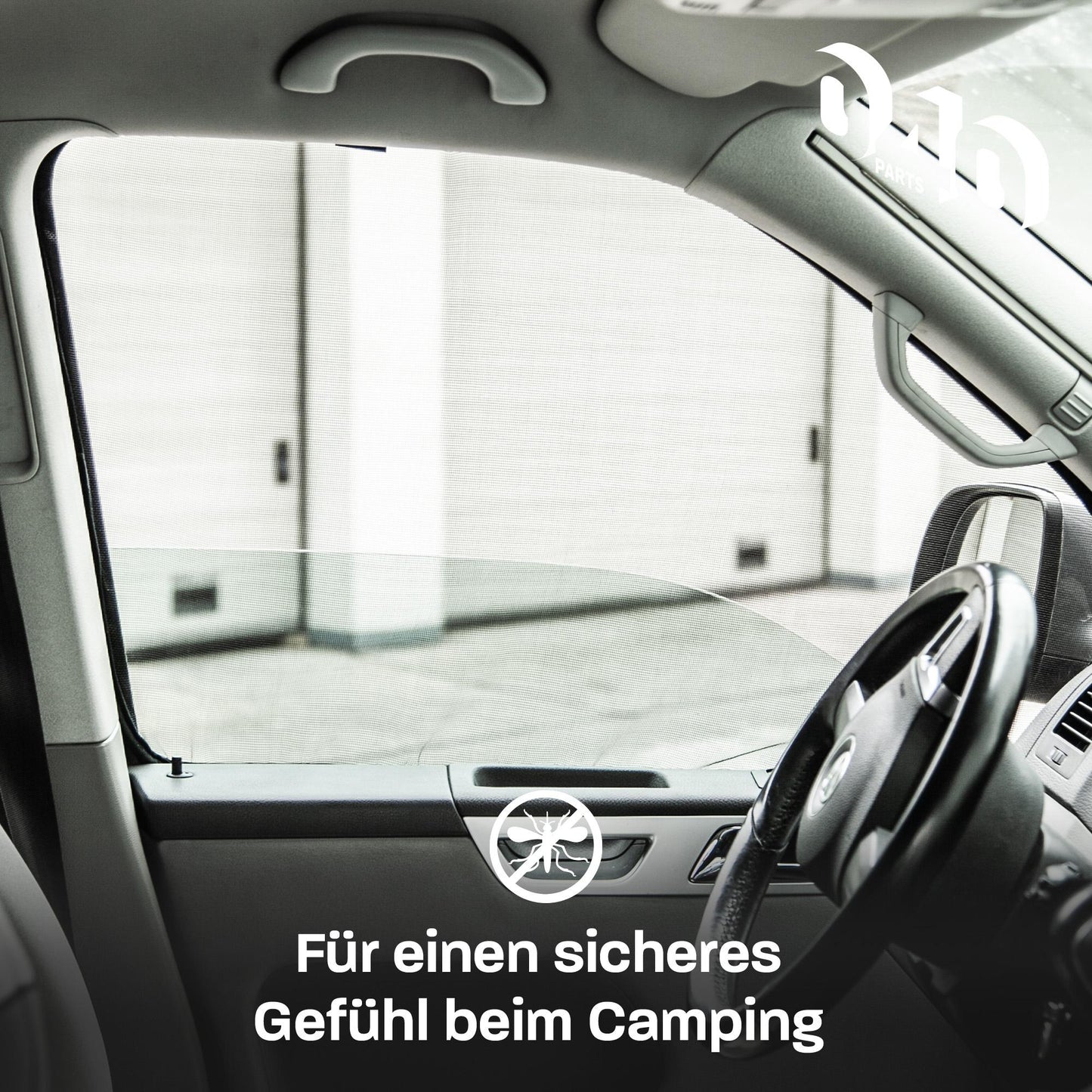 040 Parts Moustiquaire haut de gamme compatible avec VW T5 T6 T6.1 California - Installation facile et protection fiable contre les moustiques