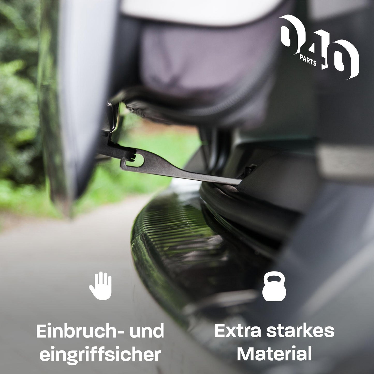 B-Ware: Support de hayon long 20cm VW T6, T5, T4 California Beach, Golf