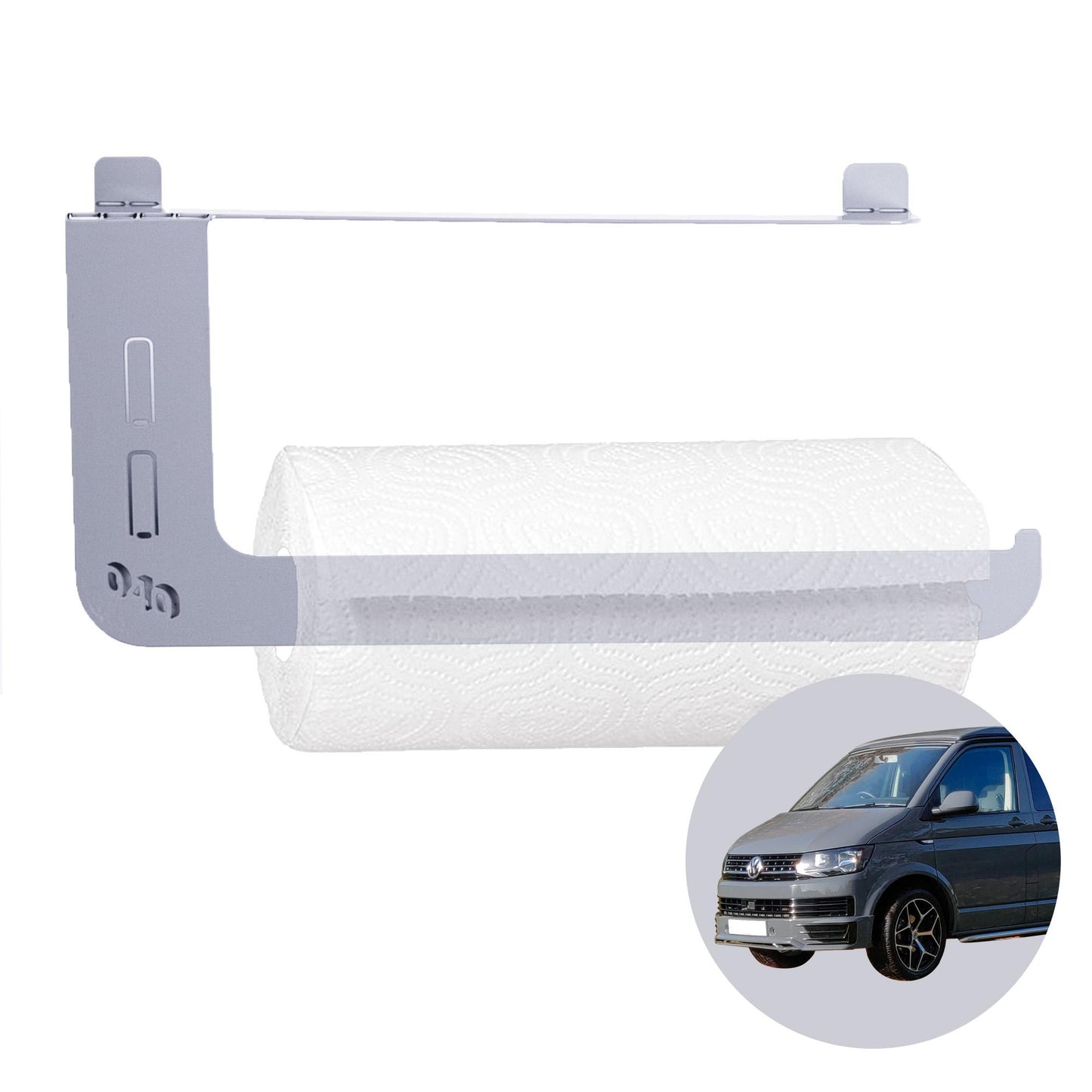040 Parts Porte-essuie-tout pratique pour VW T5 T6 T6.1 California - Solution de fixation universelle