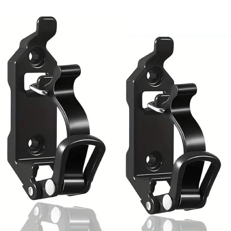 040 Parts Porte-outils Support d'équipement Noir Métal pour Camping Atelier Sous-sol Quad Chariot d'atelier Set de 2
