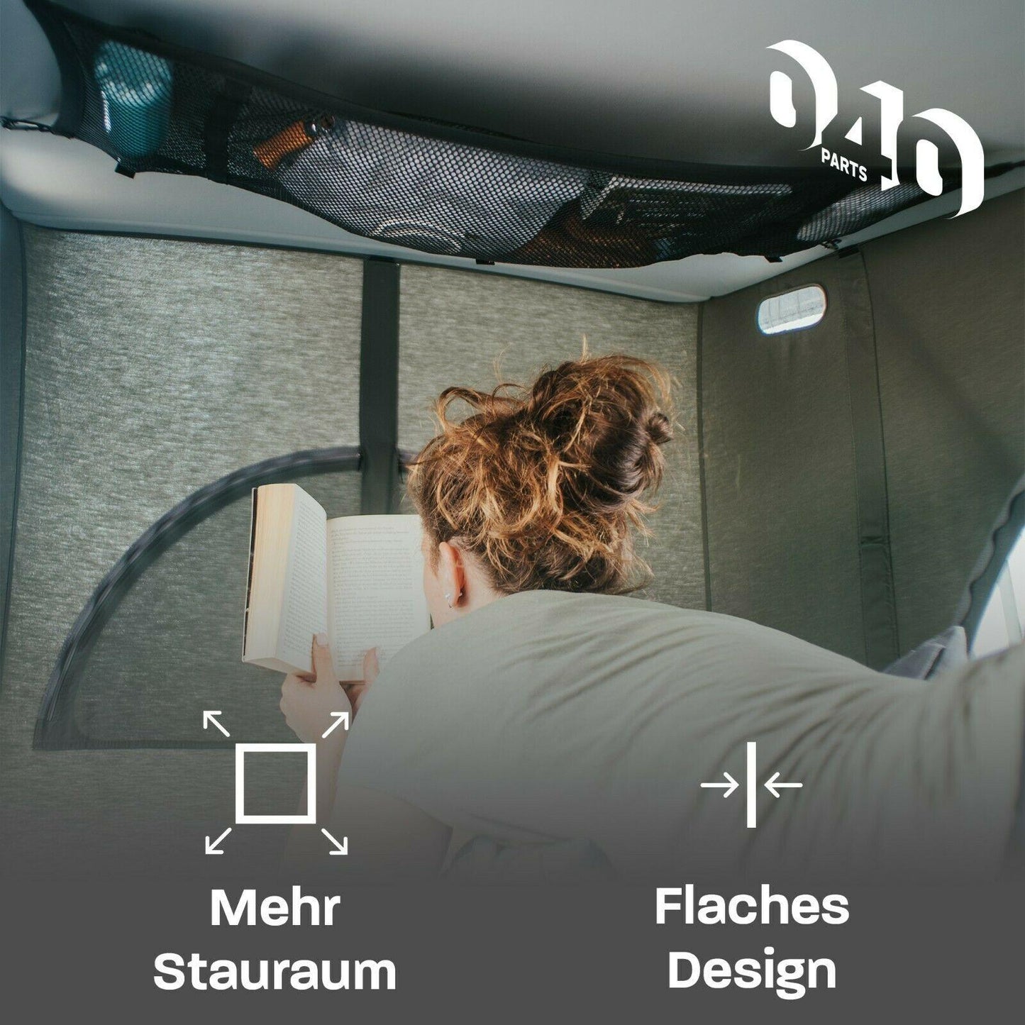 B-Ware: Aufbewahrungs-Netz für das Aufstelldach von VW T5 T6 Bulli, Multivan