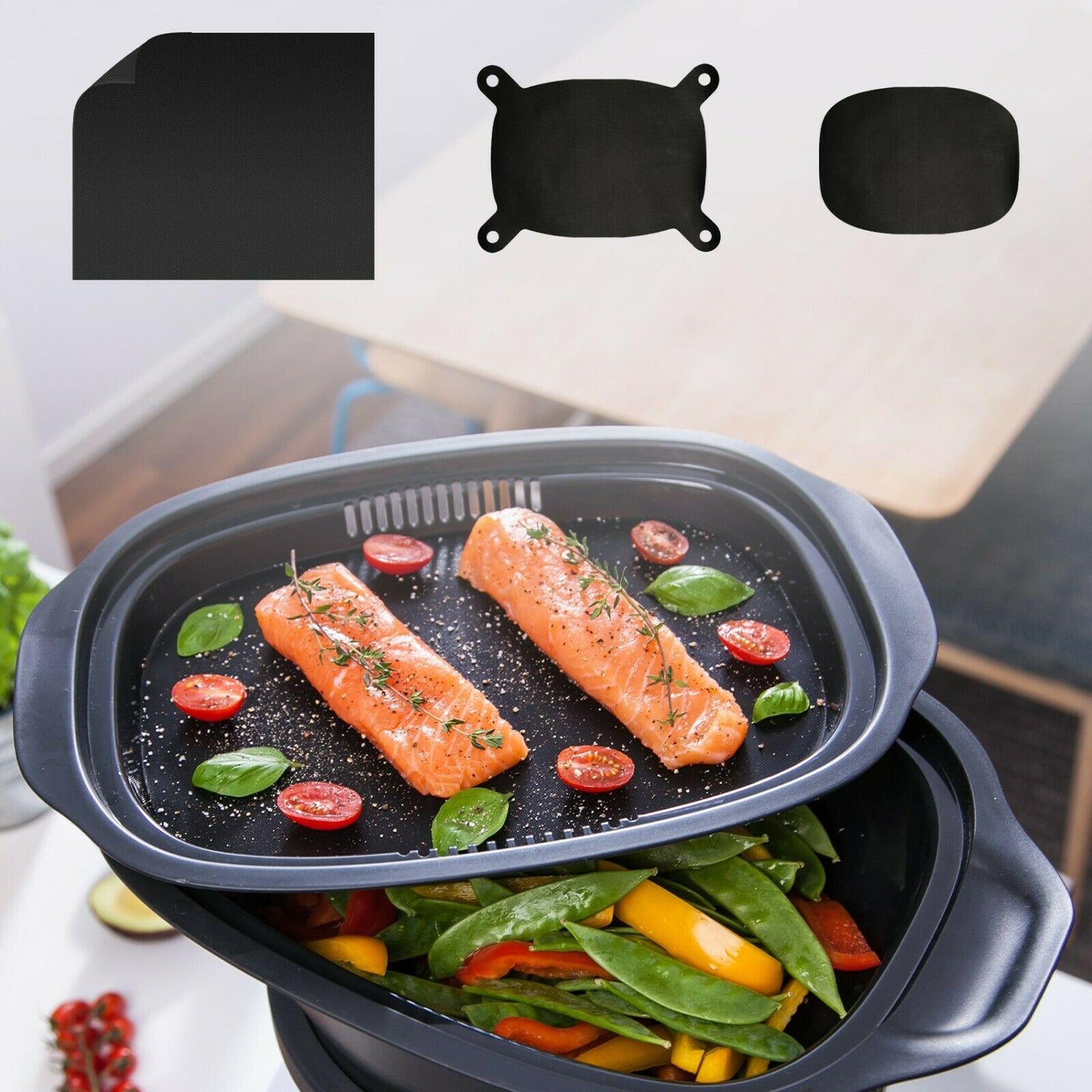 B-Ware: mixcover Carta da forno riutilizzabile - Carta forno, Protezione da gocciolamenti per Monsieur Cuisine Connect, Edition Plus e MCS Inserto per forno, Accessori Monsieur Cuisine