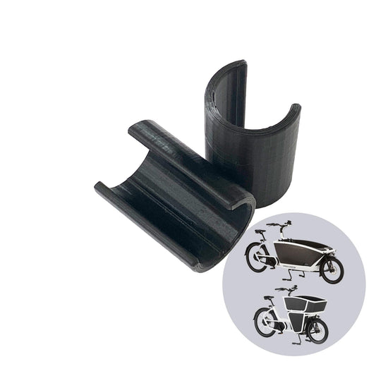 moin minis 2er Set Abstandshalter für Fahrradständer für Urban Arrow Family & Family Next & Shorty Lastenräder Schützt Gummipuffer