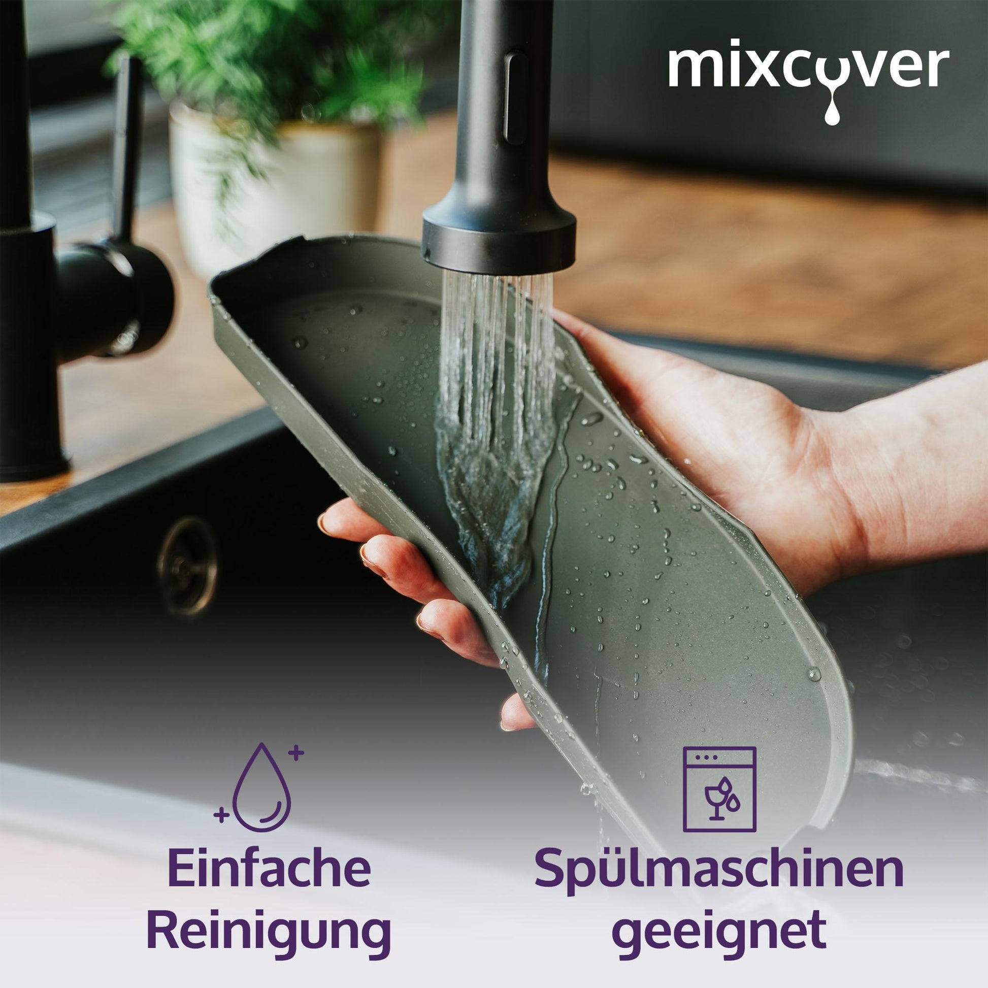 mixcover Dampfgarform halb kompatibel mit Thermomix TM7 Zubehör für Varoma Einlegeboden Zubehör für TM7 Silikonform Auflaufform - Detailansicht 4 | Mixcover