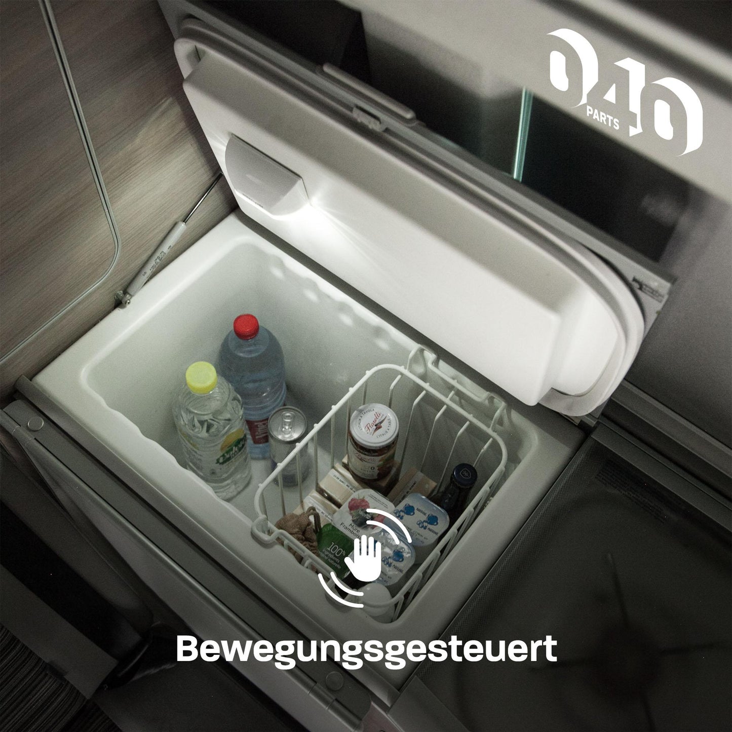 B-Ware: 040 Parts automatisches LED Kühlschranklicht/Kühlbox kompatibel mit Wohnwagen, Wohnmobile, Caravans, Van, Kühltruhe, Mini Kühlschrank