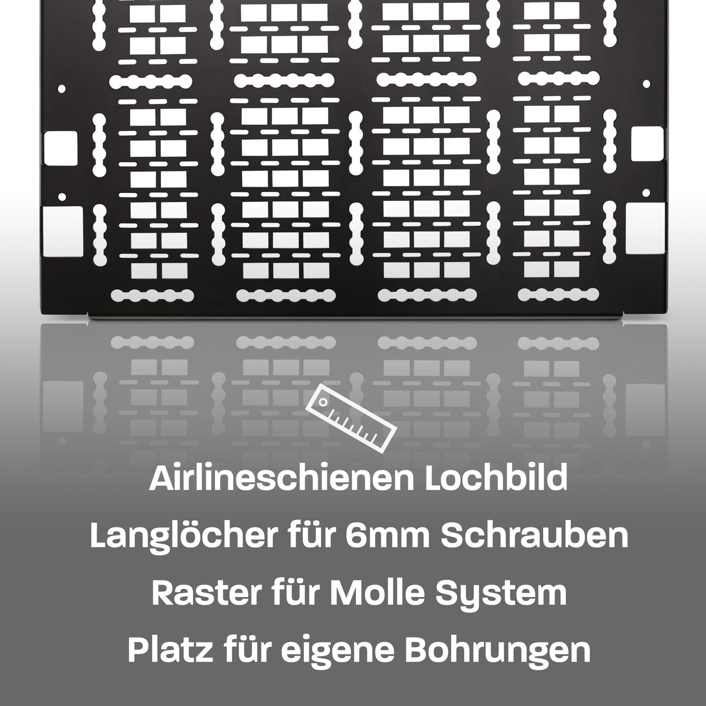 B-Ware: 040 Parts Molle Board für VW T6.1 VW T6 original Fahrradträger und Thule WanderWay Gepäckträger Offroad Zubehör Toolboard Werkzeughalter