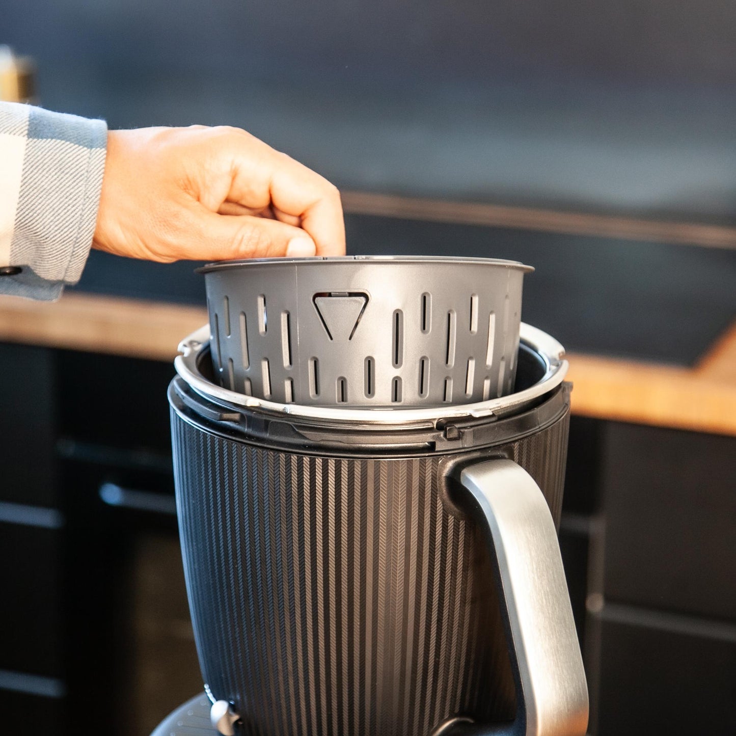 mixcover Salatschleuder kompatibel mit Thermomix TM7 TM6 TM5 waschen, trocknen von Salat - Ansicht 8 | Mixcover