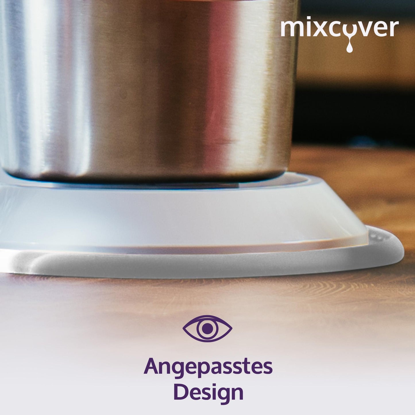 Mixcover Silikonmatte Abtropfmatte Untersetzer kompatibel mit SodaStream Crystal Tropfschutz Abtropfschale Anti-Rutsch Farbe: Weiss